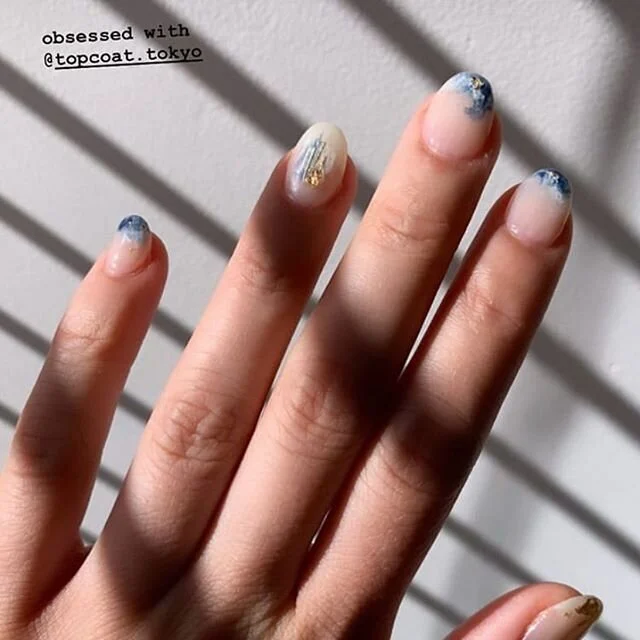 Nail Salon Top Coat English Menu