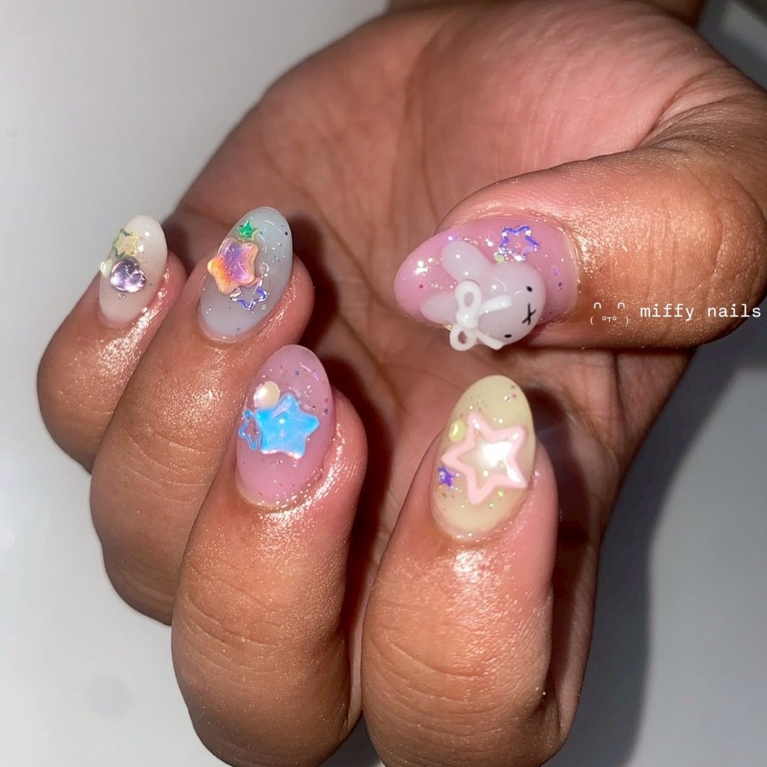 #miffy #ミッフィ @rio__topcoat 🐰

#tokyonails #nailsalontokyo #kawaii #ネイル #ネイルモデル募集中