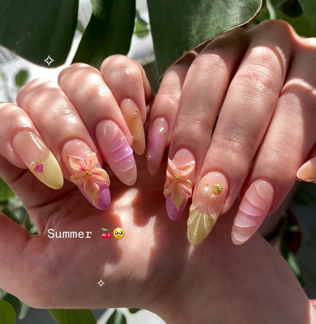 #nails #夏ネイル #summernail @rio__topcoat 

#tokyonailsalon