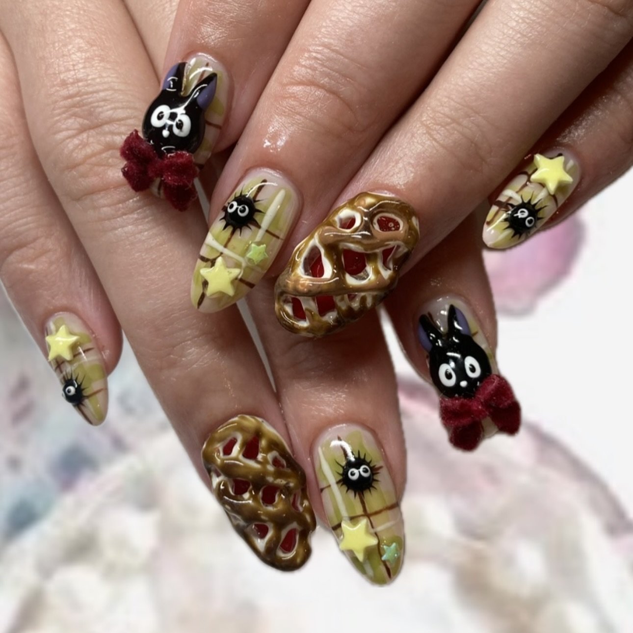 #kiki #totoro @luna_topcoat 

#ジブリ #tokyonails
