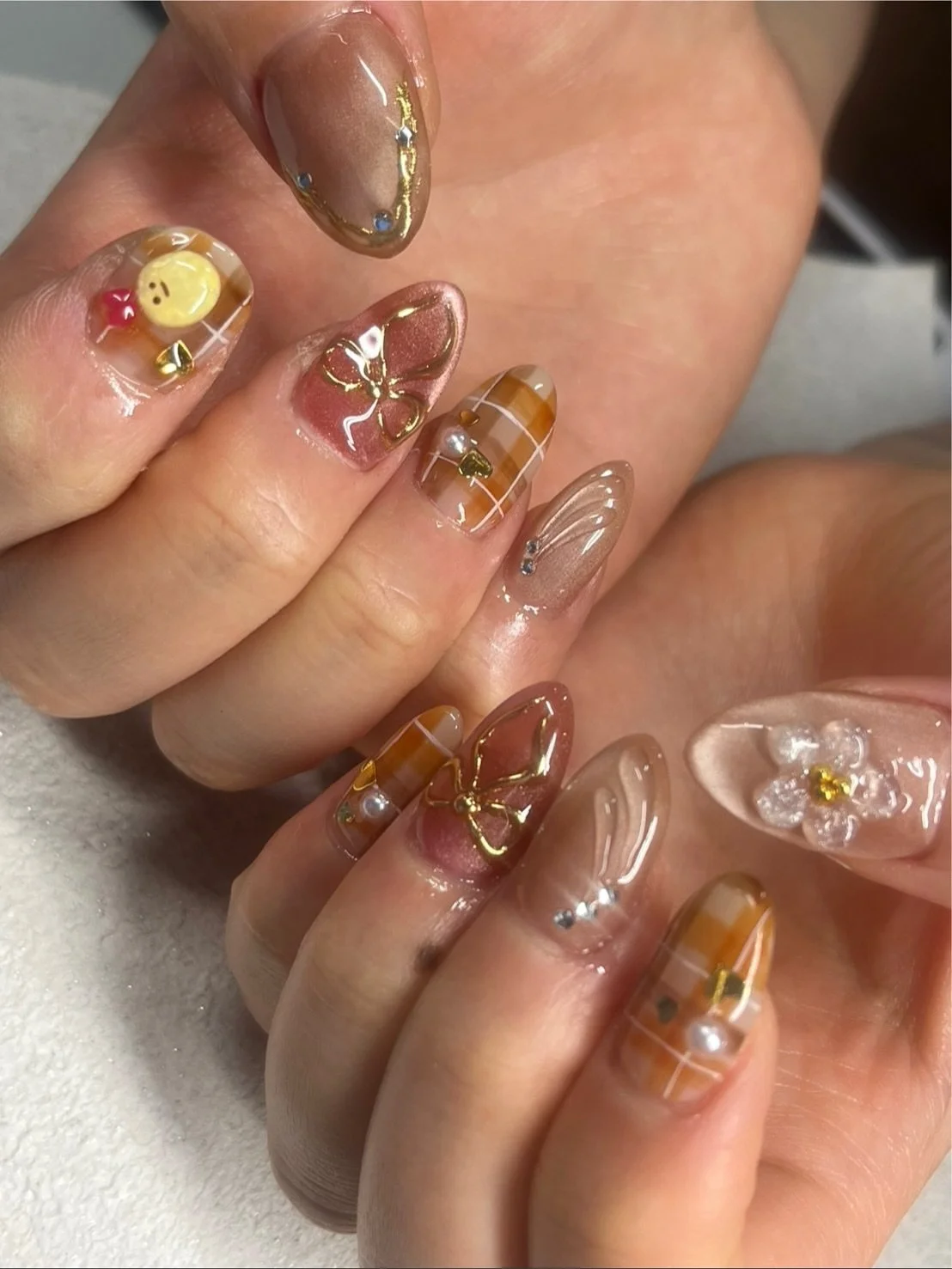 NAIL SALON TOKYO 🍤
@miku_topcoat #tempura #shirimp #nails #kawaii #japanesefood #ネイル #海老天