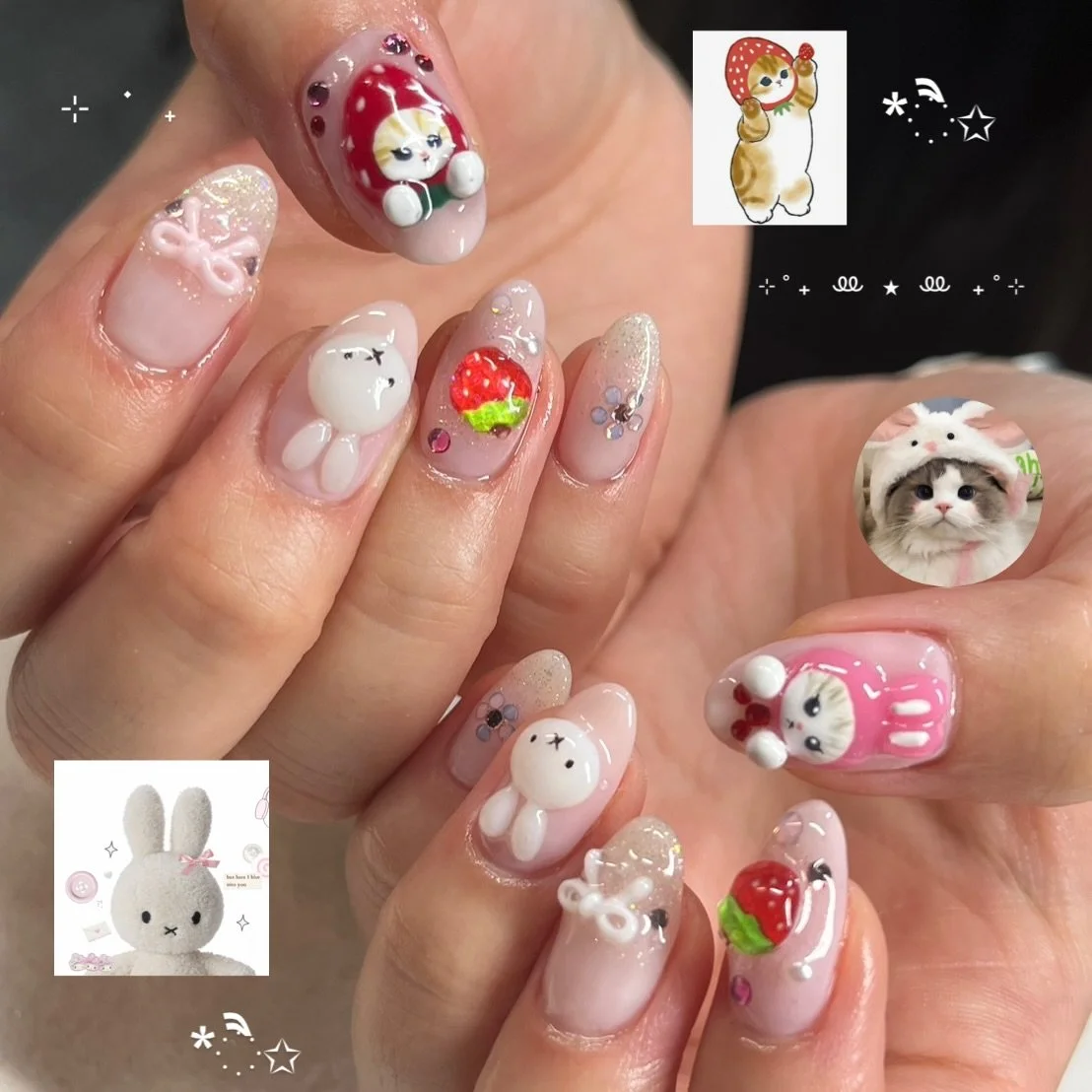 English friendly nail salon Tokyo 🎅
メリークリスマス🎄 @miku_topcoat #キャラクターネイル #mofumofu #nails #かわいいネイル #推しネイル