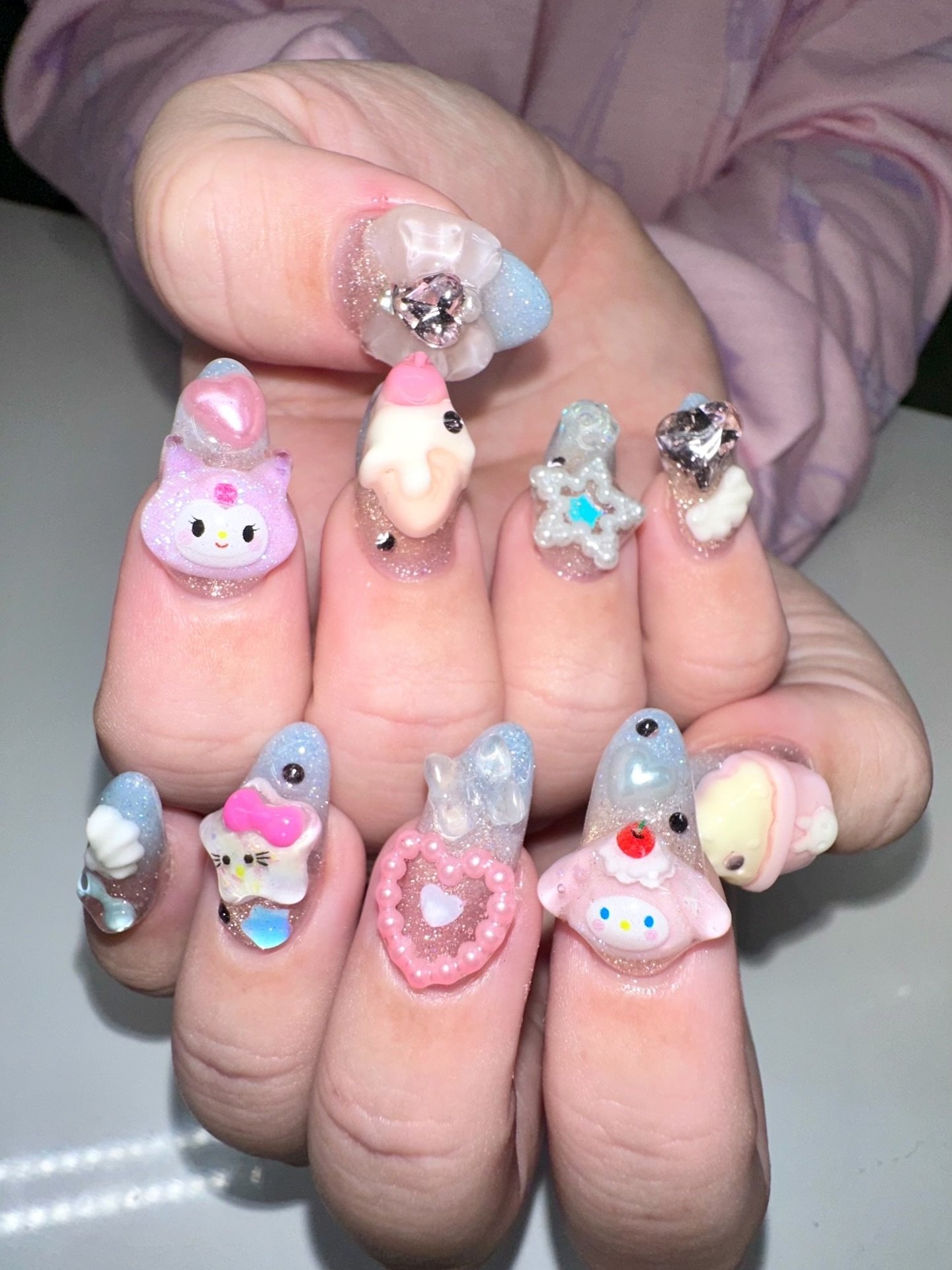 Tokyo kawaii nail collection 🫶 #sanrionails 
@mami_topcoat #tokyonailsalon #kawaiinails @tokyonails #japanesenailart #tokyokawaiinailcollection