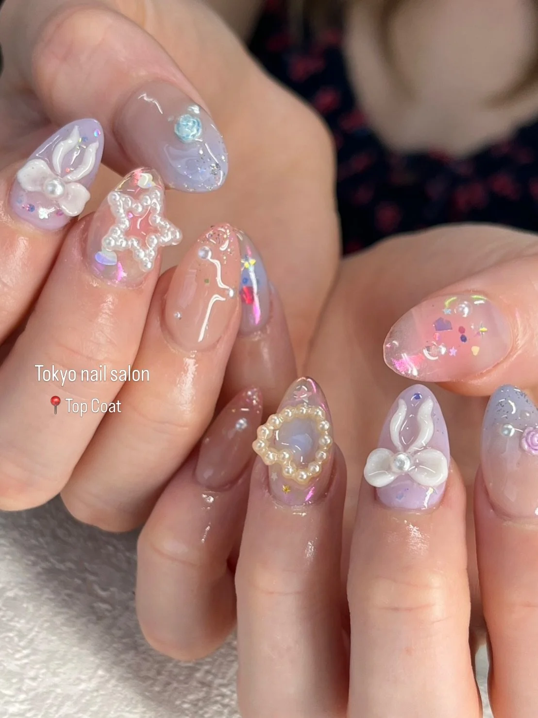 #春ネイル 💐 @miku_topcoat 
Tokyo nail salon 
Japanese nail art 💅
Anime nail design
English friendly nail salon

#tokyonails
#tokyonailsalon
#japanesenailart
#tokyonailart