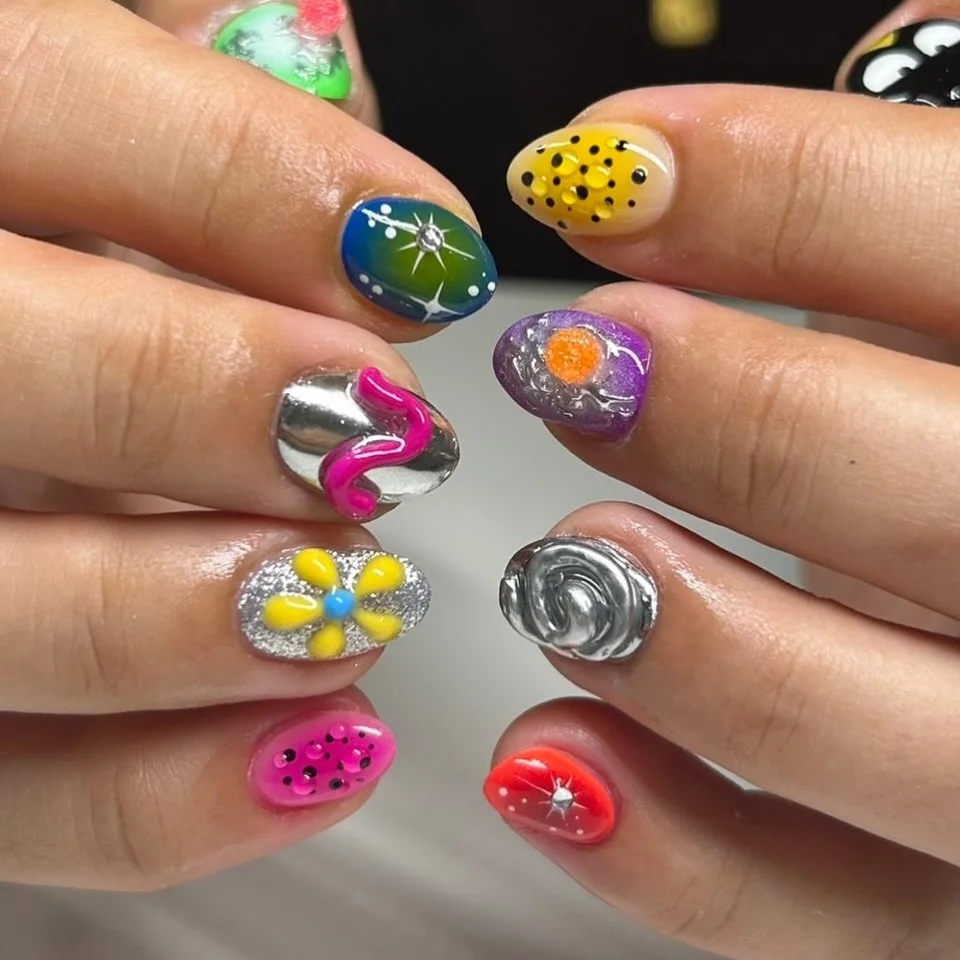 @wakana_topcoat ☀️
Omakase 150min design on natural nails 16000yen (approx. $98usd)

Tokyo nail salon 
Japanese nail art 💅
Anime nail design
English friendly nail salon

#tokyonails
#tokyonailsalon
#japanesenailart
#tokyonailart
#tokyonail