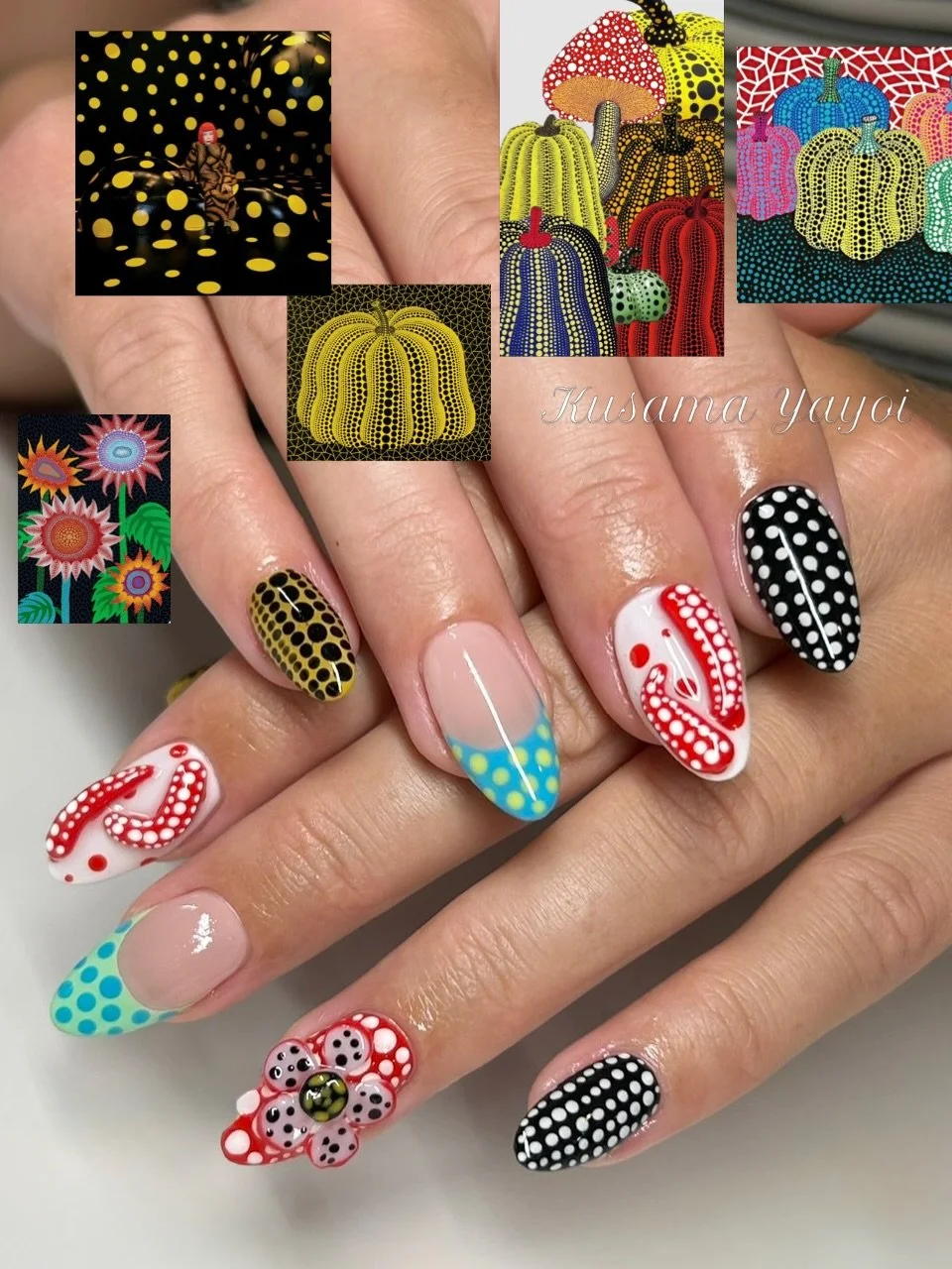 Thank you for inspiring the world with your beautiful art 💗
Rest in peace, Yayoi Kusama.
#yayoiKusama @wakana_topcoat 

#tokyonail #nailsalontokyo