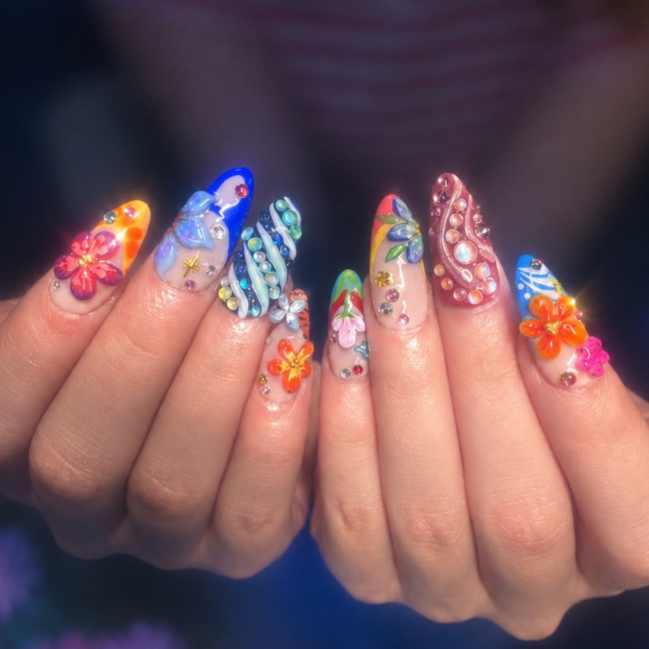 #Pressons by @mami_topcoat 
In-salon application included 🫶🏻

#tokyonails #tokyonailsalon #japanesenailart #芝公園
