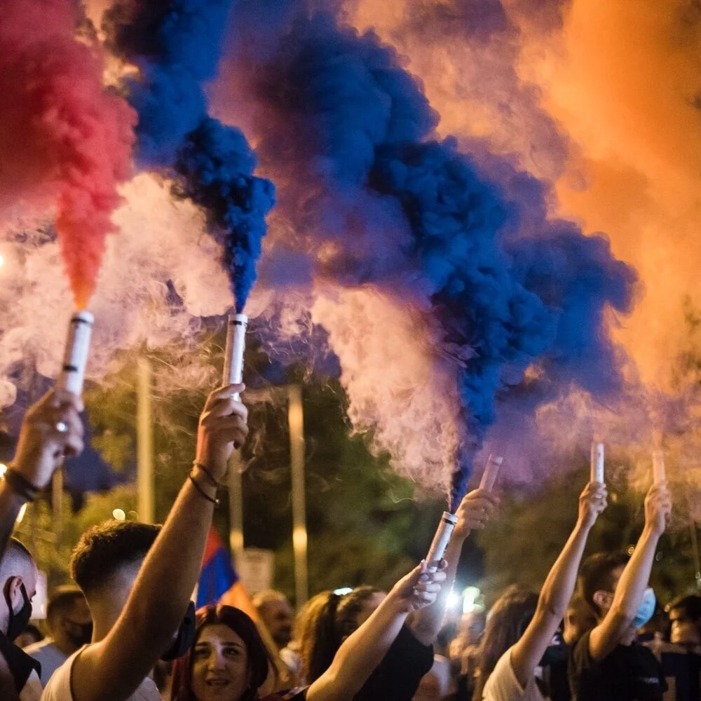 Easter on Chios is a sky of fire