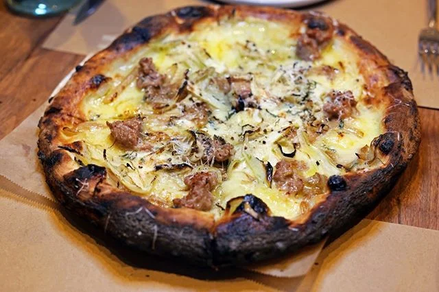 Had never been to Laurent Tourondel&rsquo;s L&rsquo;Amico before this visit &mdash; it opened in the Eventi hotel on 6th Ave and W30th in 2015. Haven&rsquo;t been to a Tourondel restaurant since BLT Fish years ago, in fact.
🍕
I probably should have 