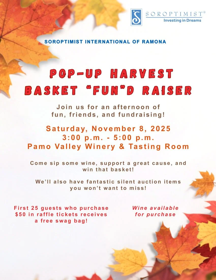 POP-UP HARVEST BASKET "FUN"D RAISER