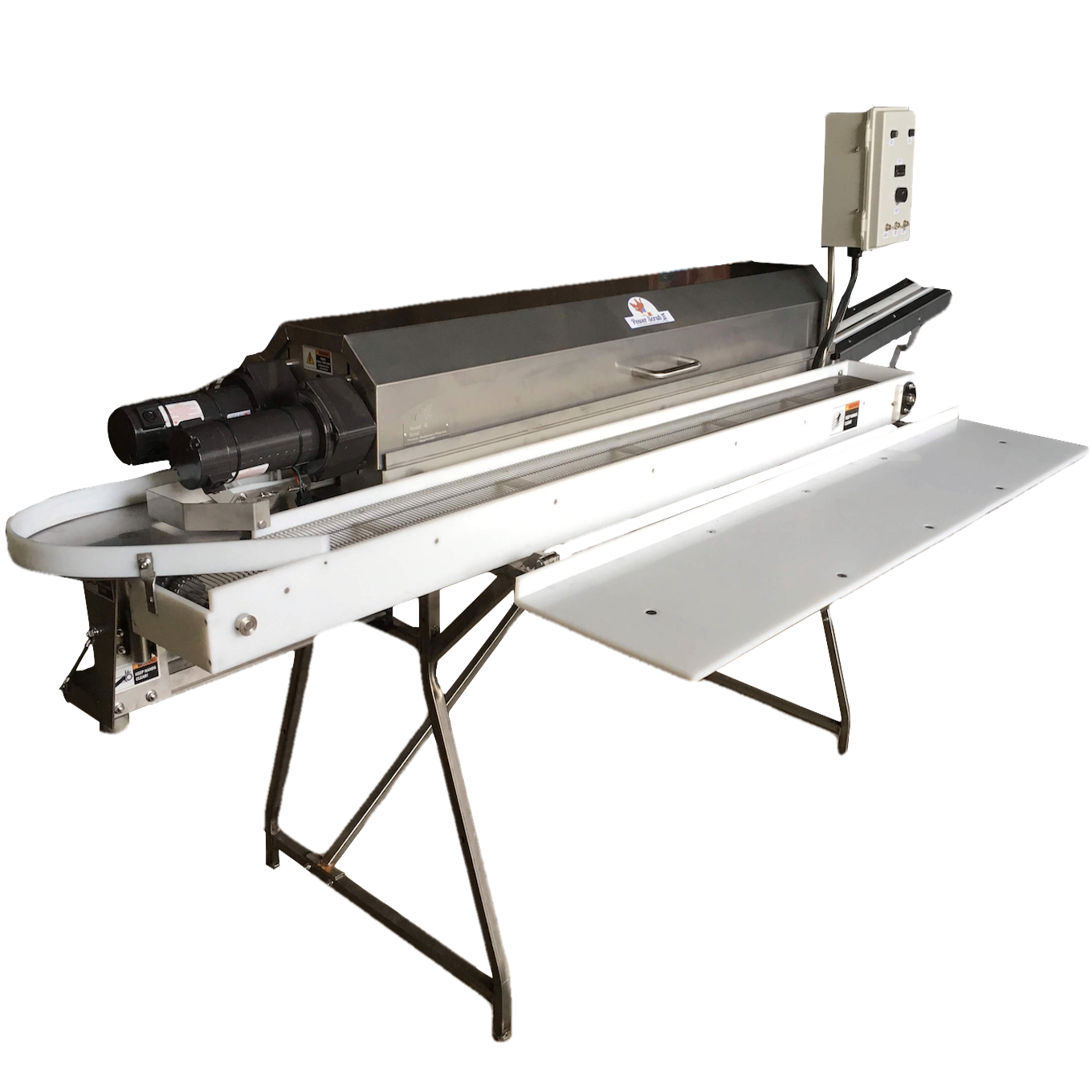 Frame and body are made entirely from stainless steel.