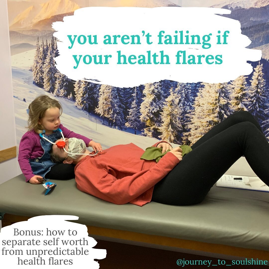 If your health flares, it DOES NOT reflect poorly on you.

Over the last few days I&rsquo;ve had countless conversations with #chronicillnesswarriors who are actively doing their best to manage their conditions, but they've still ended up flaring. 

