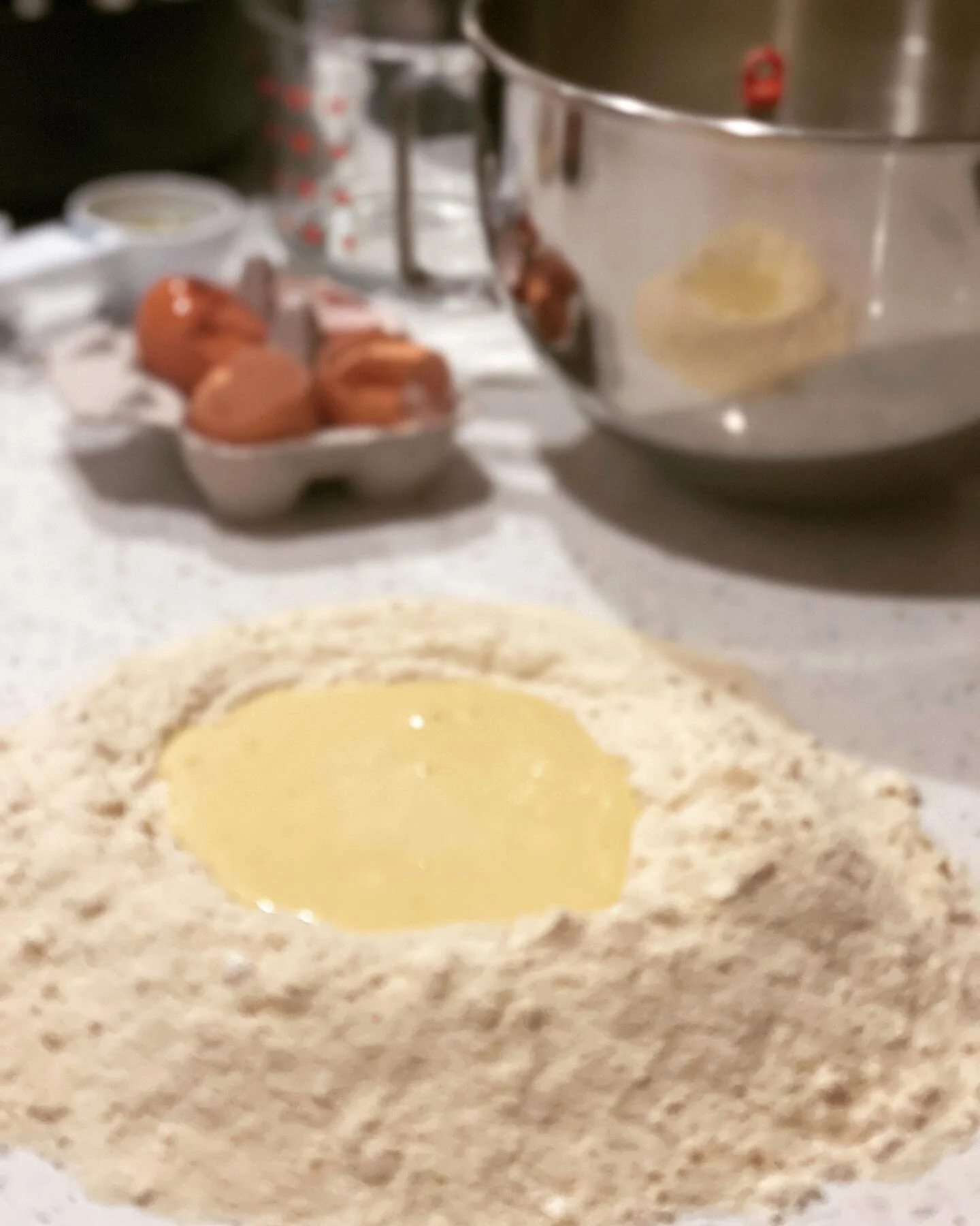 About last night - fresh pasta, sourdough garlic bread, grilled romaine and a house full of laughter. Great to be back home and with some truly wonderful folk 💗💗💗
