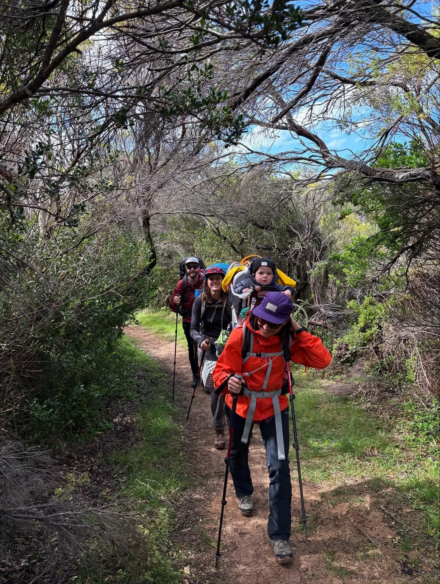 Ish goes hiking. 🥾 
Great Ocean Walk part II - avec b&eacute;b&eacute;. 40km, three nights, three days, great company, exquisite views. 🌊 
Photos from phone whilst battery lasted.
#ishka #loveoutdoors #hikingbaby #greatoceanwalk #surfcoast #lovevic