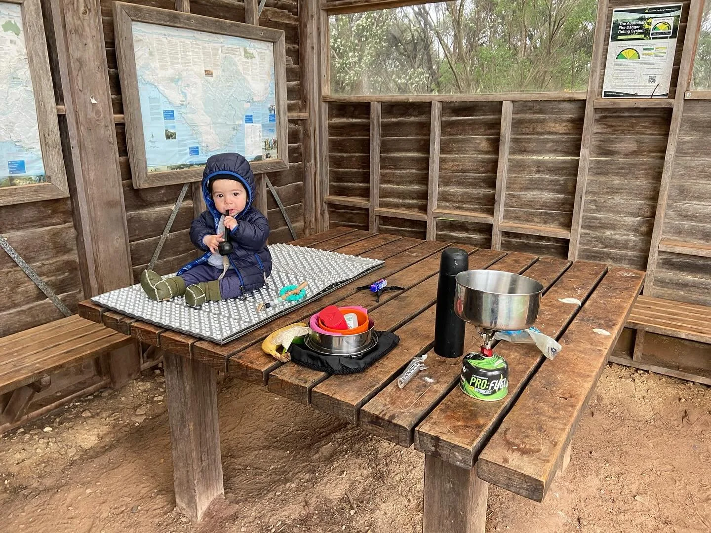 Ish goes hiking. 🥾 
Great Ocean Walk part II - avec b&eacute;b&eacute;. 40km, three nights, three days, great company, exquisite views. 🌊 
#ishka #loveoutdoors #hikingbaby #greatoceanwalk #surfcoast #lovevictoria
