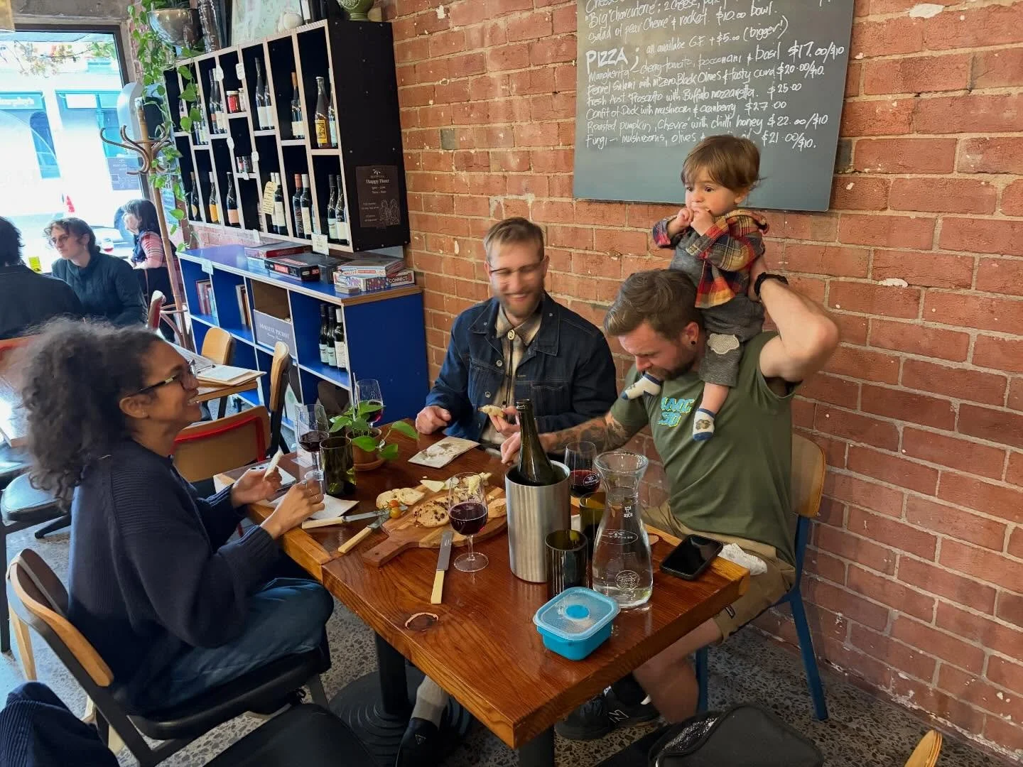 Sparkling red, dogs, couches, and giving thanks 
#melbourne