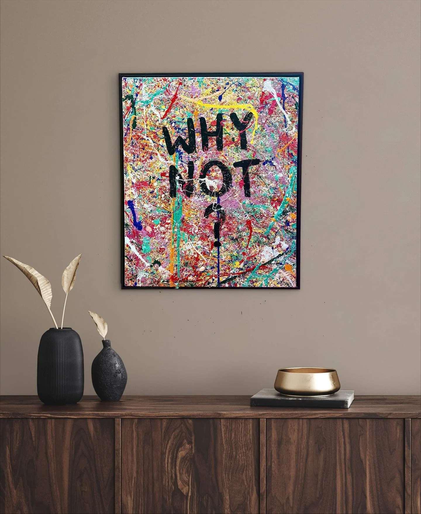 A vibrant SUPERBLOOM original 🌼🎨
Exploding with color and meaning, WHY NOT? captures the energy of possibility ✨ a reminder that sometimes, all it takes is two words to change your perspective.
@kkreed17 first saw this piece during a Paint With Me