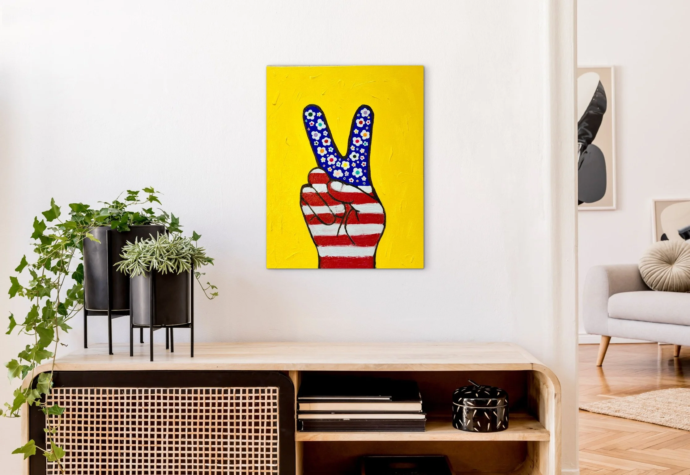 Peace, SUPERBLOOM contemporary artwork Interior View II.JPG