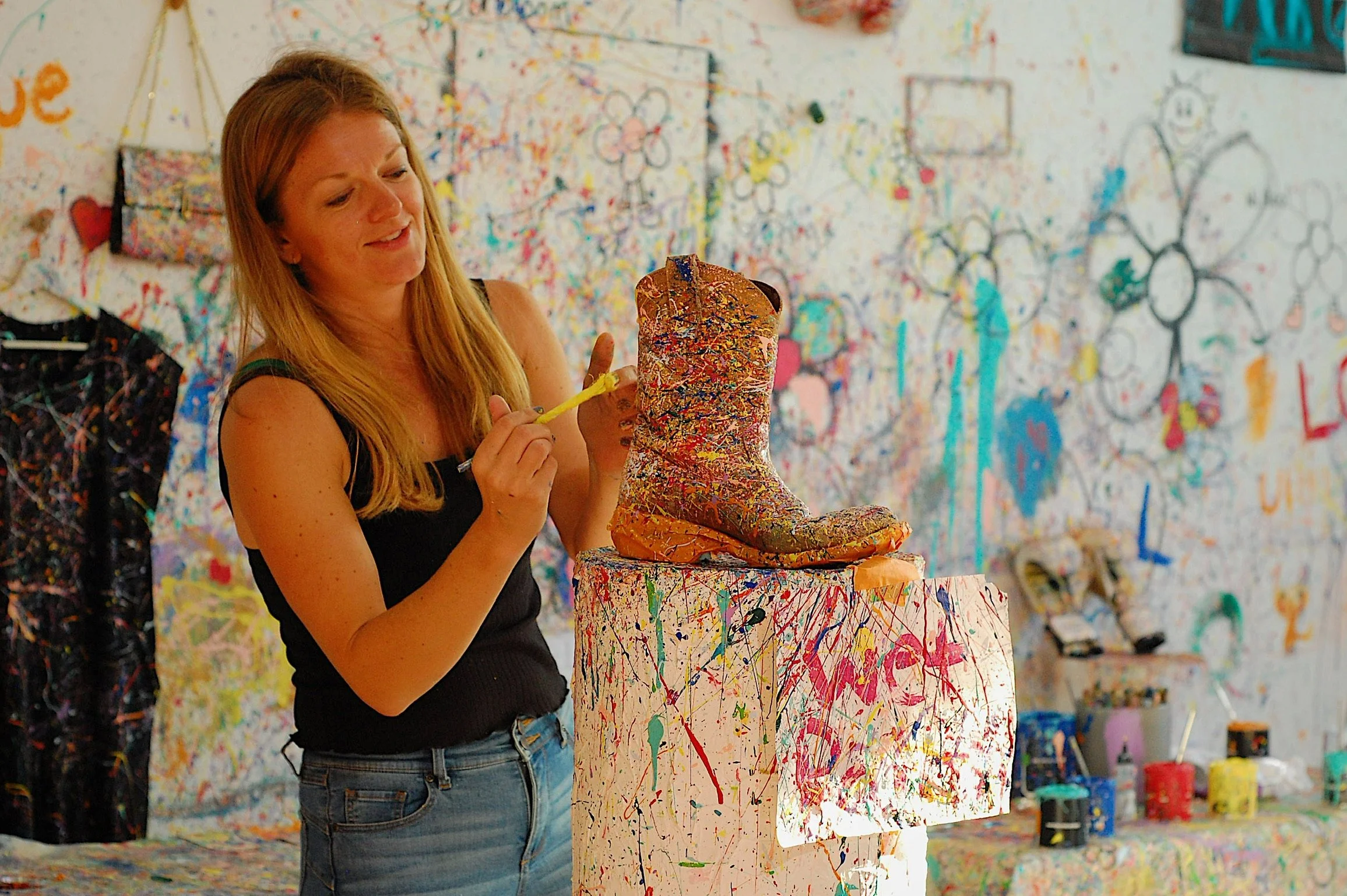 Upcycled Cowgirl Boots.JPG