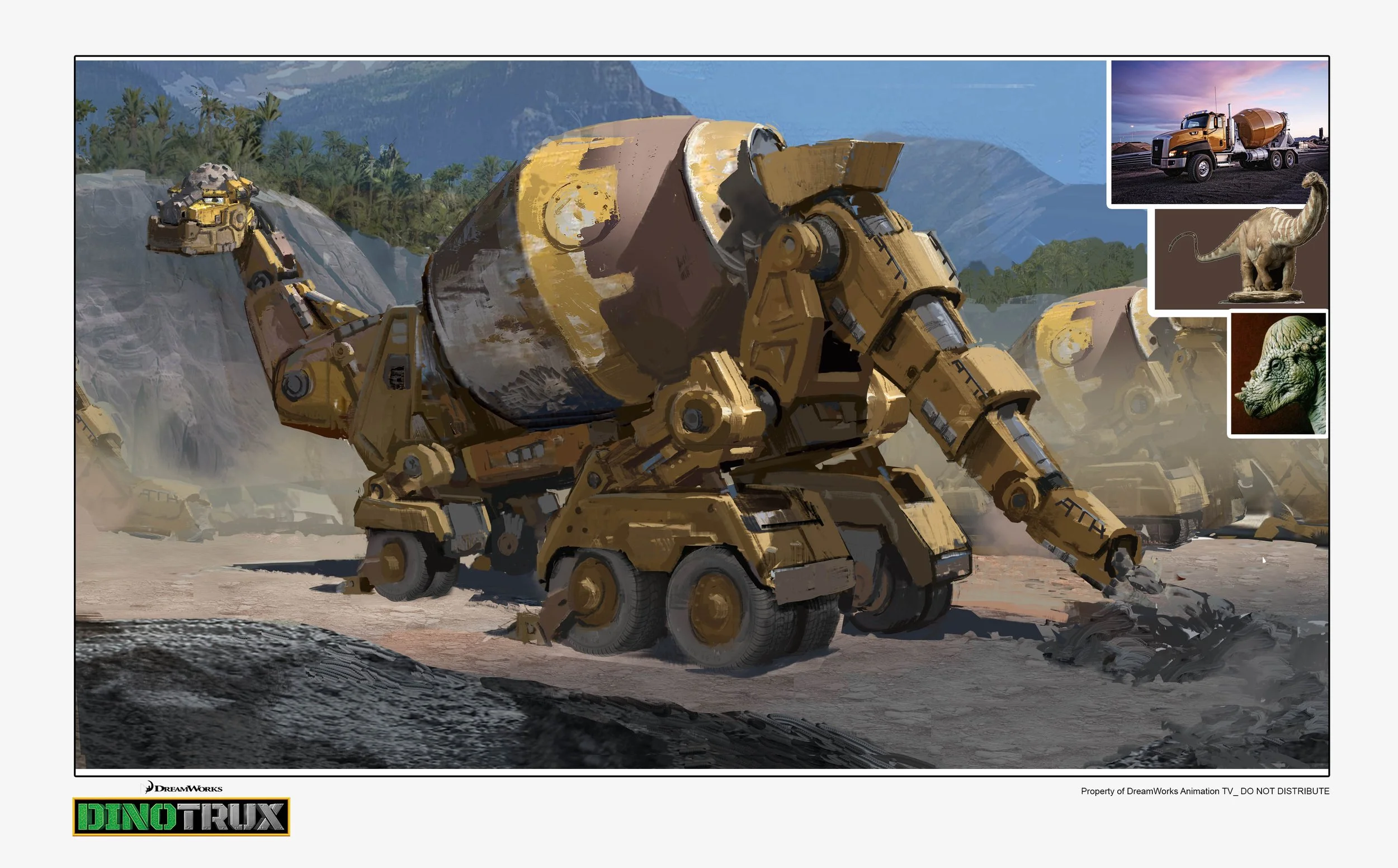 Dinotrux — Chad Weatherford Concept Art & Illustration