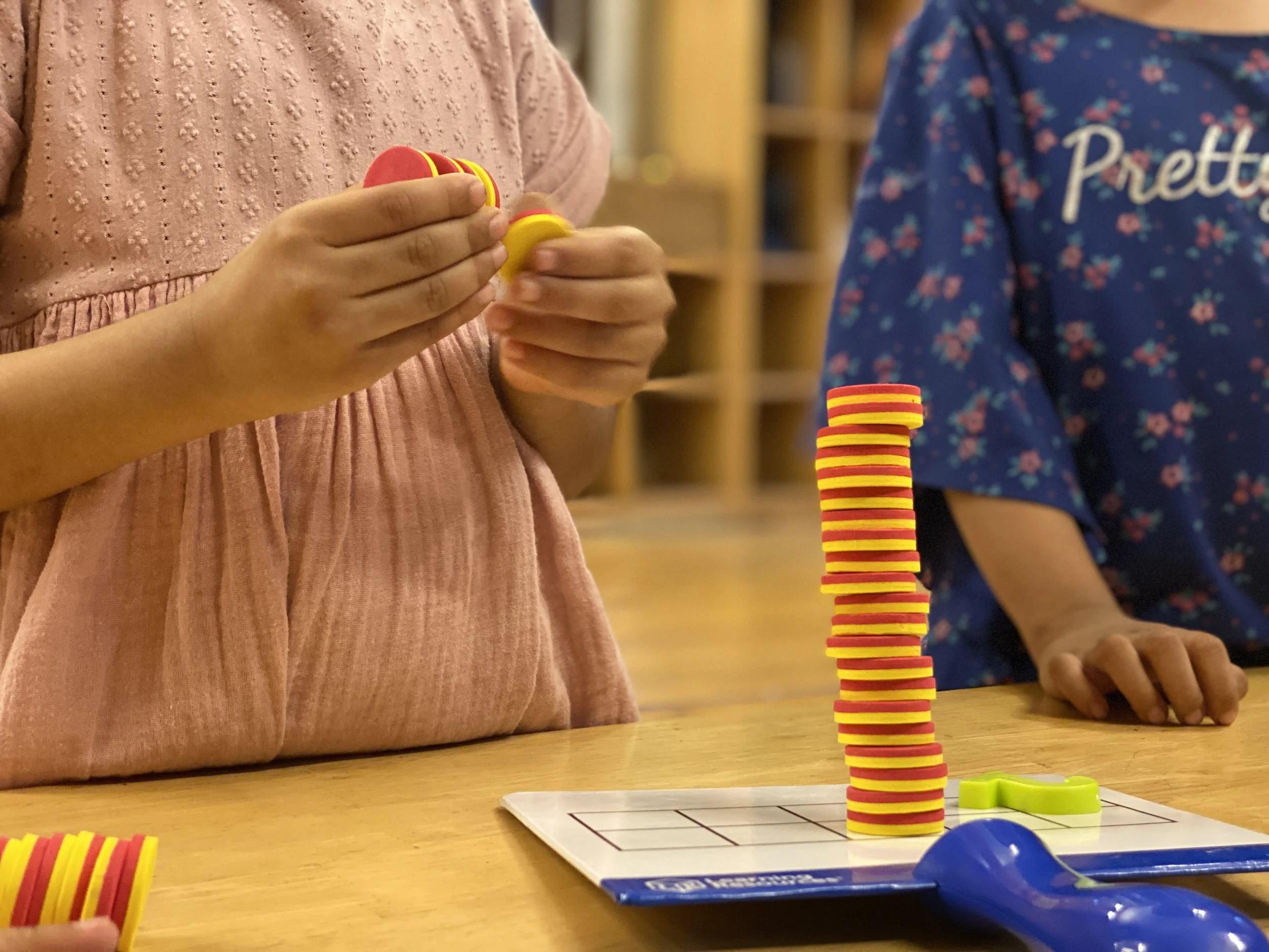 Experimenting with Bicolour Magnetic Counters!
