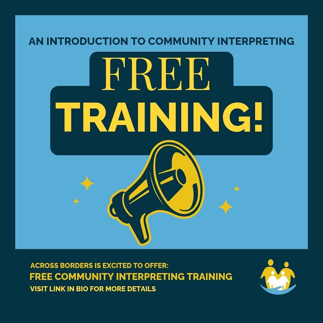 🚨We are offering a free course for those interested in community interpreting!

If you have lived experience of forced migration, find yourself interpreting for others ornhave ever considered interpreting as a career, then this FREE training may be 