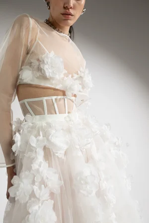 wedding dress topper sheer Amazon.com: Lace Bridal Top  Long Sleeve Wedding Dresses Topper  Bridal  Bolero lace - Wedding Cover Up Top