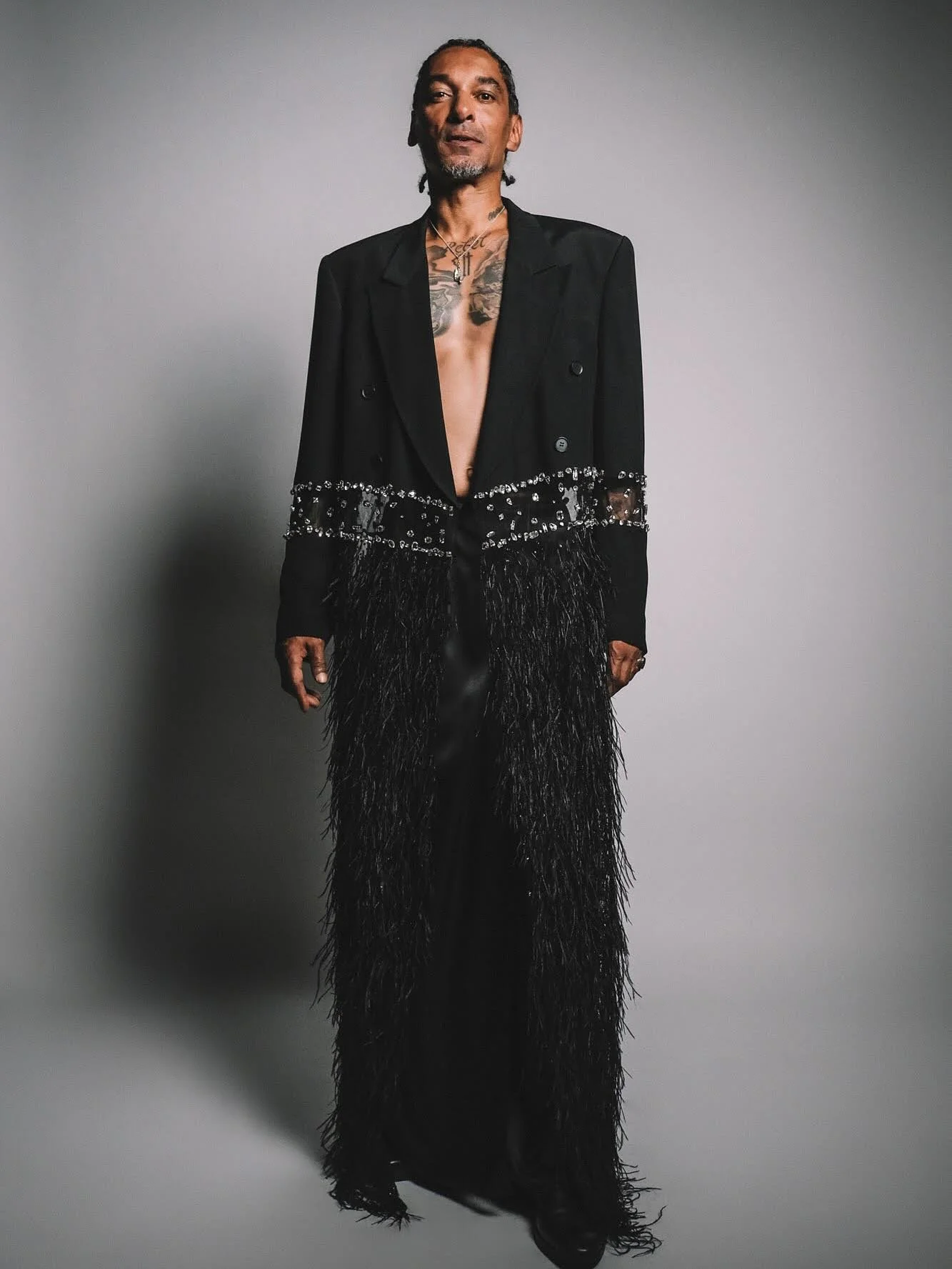 The CANINE blazer, look 18 from the latest runway collection, SS26 AWAKENING.

See the full lookbook now at ritual-unions.com.

lookbook photographer: @tatsianatribunalova [slide 1-2]
runway &amp; backstage photographer: @the.saums [slide 3-14]
model