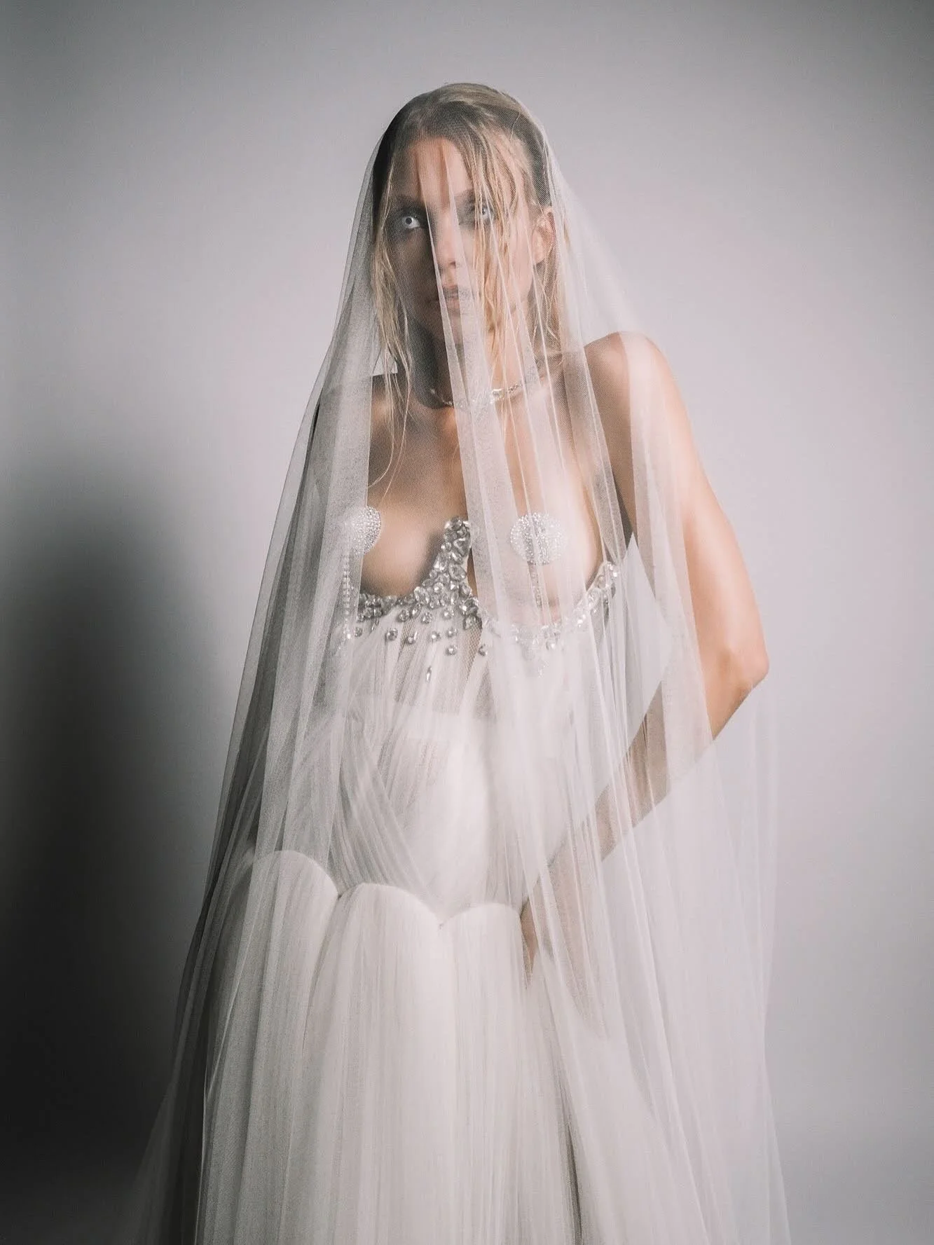 The HALO dress, look 10 from the latest runway collection, SS26 AWAKENING.

See the full lookbook now at ritual-unions.com.

lookbook photographer: @tatsianatribunalova [slide 1-2]
runway &amp; backstage photographer: @the.saums [slide 5-20]
runway p