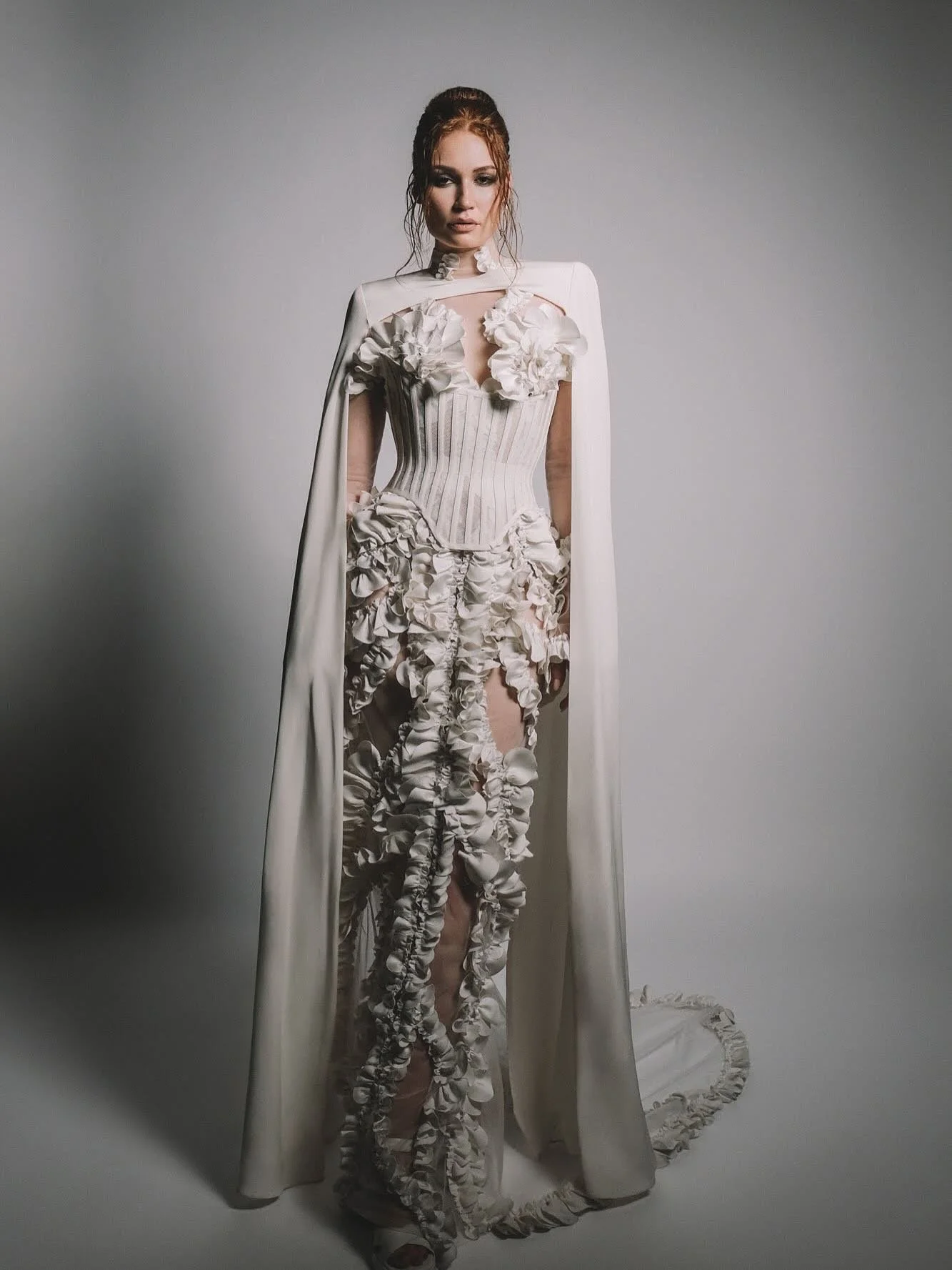 The LILITH gown, look 1 from the latest runway collection, SS26 AWAKENING.

See the full lookbook at ritual-unions.com

lookbook photographer: @tatsianatribunalova [slide 1-2]
runway &amp; backstage photographer: @the.saums [slide 4-19]
runway photog