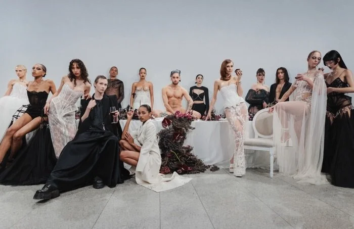 The latest supper. Vegan.

Re:birth AW26

Presentation by Ritual Unions @ritualunions

At Berlin Fashion Week @berlinfashionwe RAUM.Berlin by Fashion Council Germany @fashionacouncilgermany

Set Design by Flores y Amores @floresyamores Jewelry by Gin