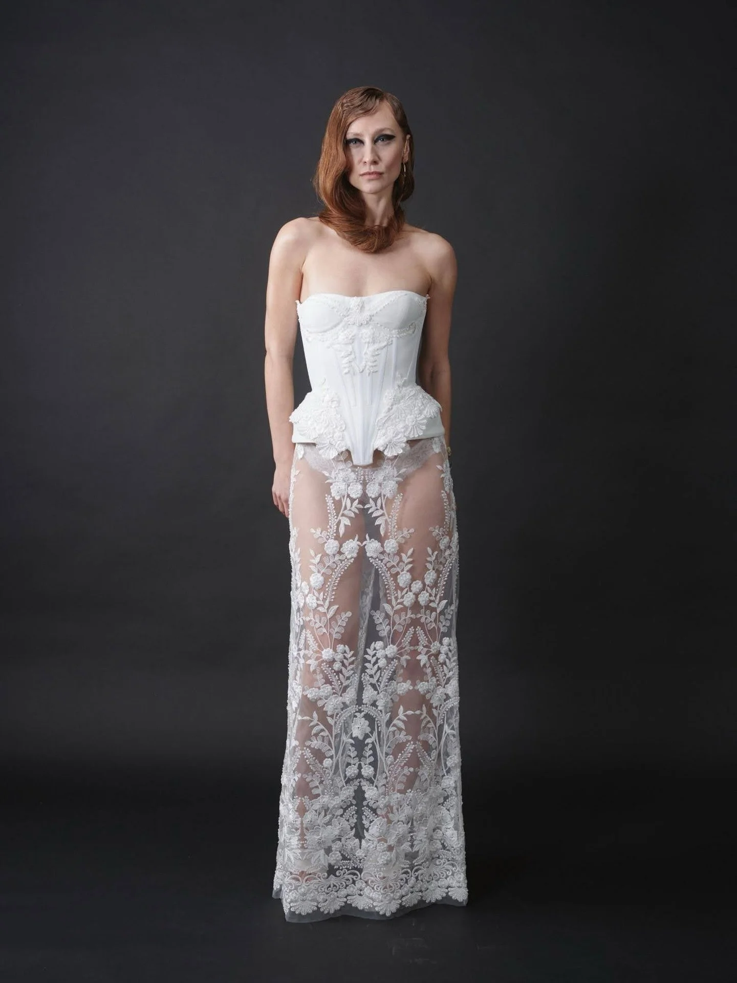 Re:birth AW26 

01. PURITY corset &amp; skirt
02. AWAKENING gown
03. CAGE blazer &amp; pants

Shot after the presentation by Ritual Unions @ritualunions 

At Berlin Fashion Week @berlinfashionwe RAUM.Berlin 

Lookbook by Ansgar Sollmann @ansgar_sollm