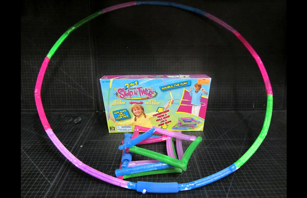 This awesome hula hoop and jump rope in one is available for license.