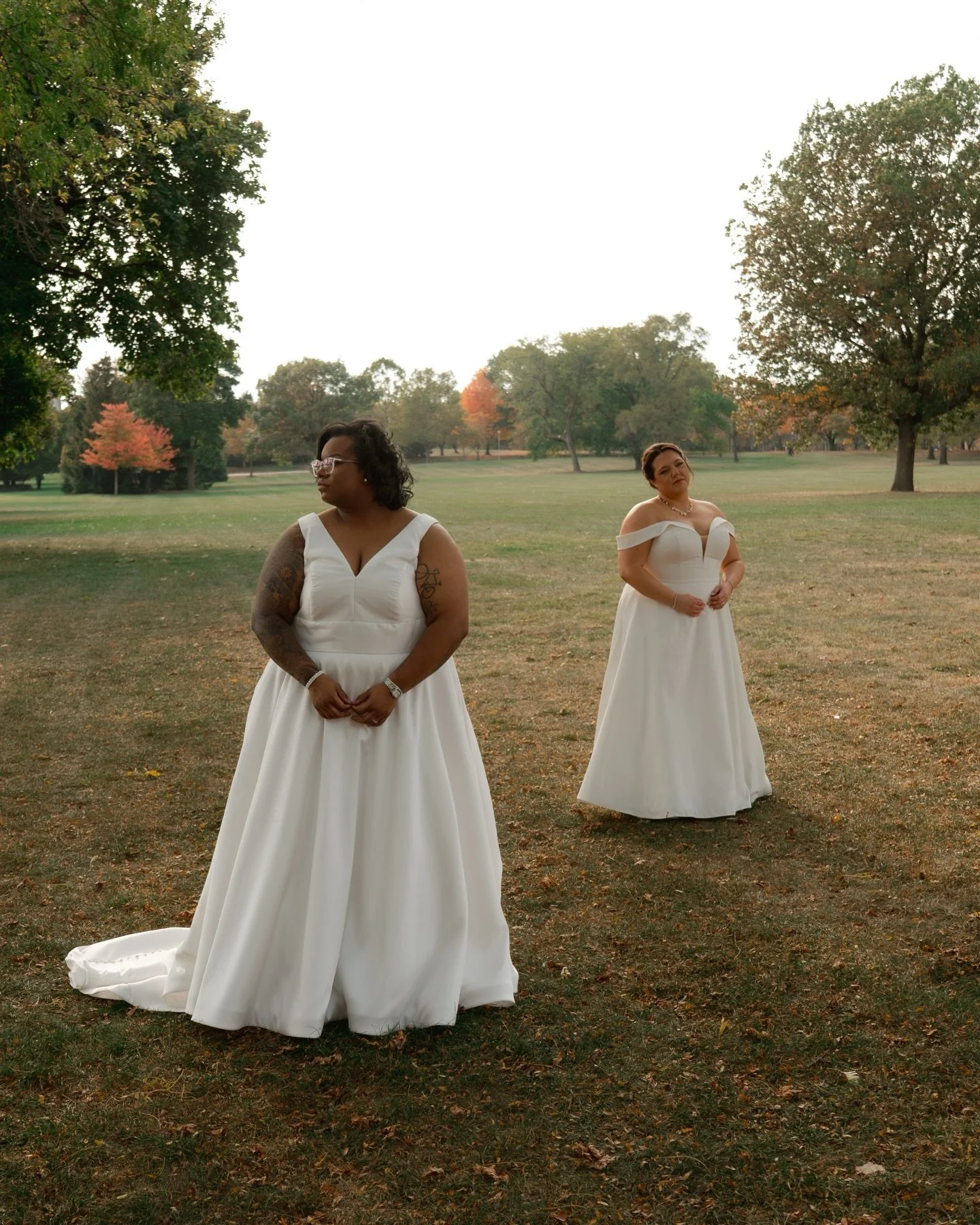 I am soooo excited for this years wedding season, so I wanted to share Jessy + Katie&rsquo;s fall wedding celebration in Detroit 🤍

These two were actually married at the Belle Isle Conservatory in the spring, then chose to celebrate with all of the