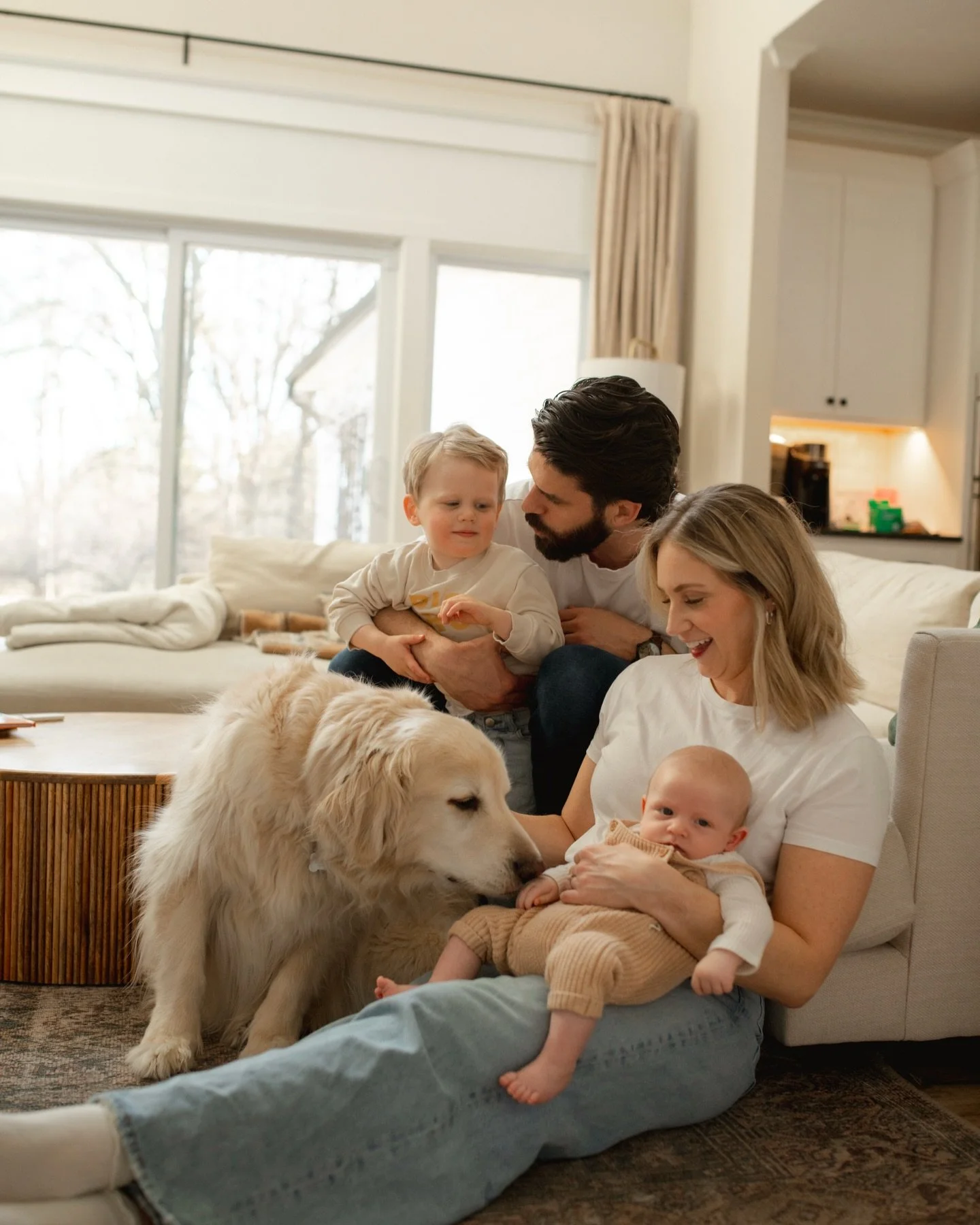 One day, these moments will feel like a blur. The way big brother reached out for baby brother &amp; the rhythm of life settling into a new chapter. The beauty of in-home sessions is capturing it all as it happened. 🤍