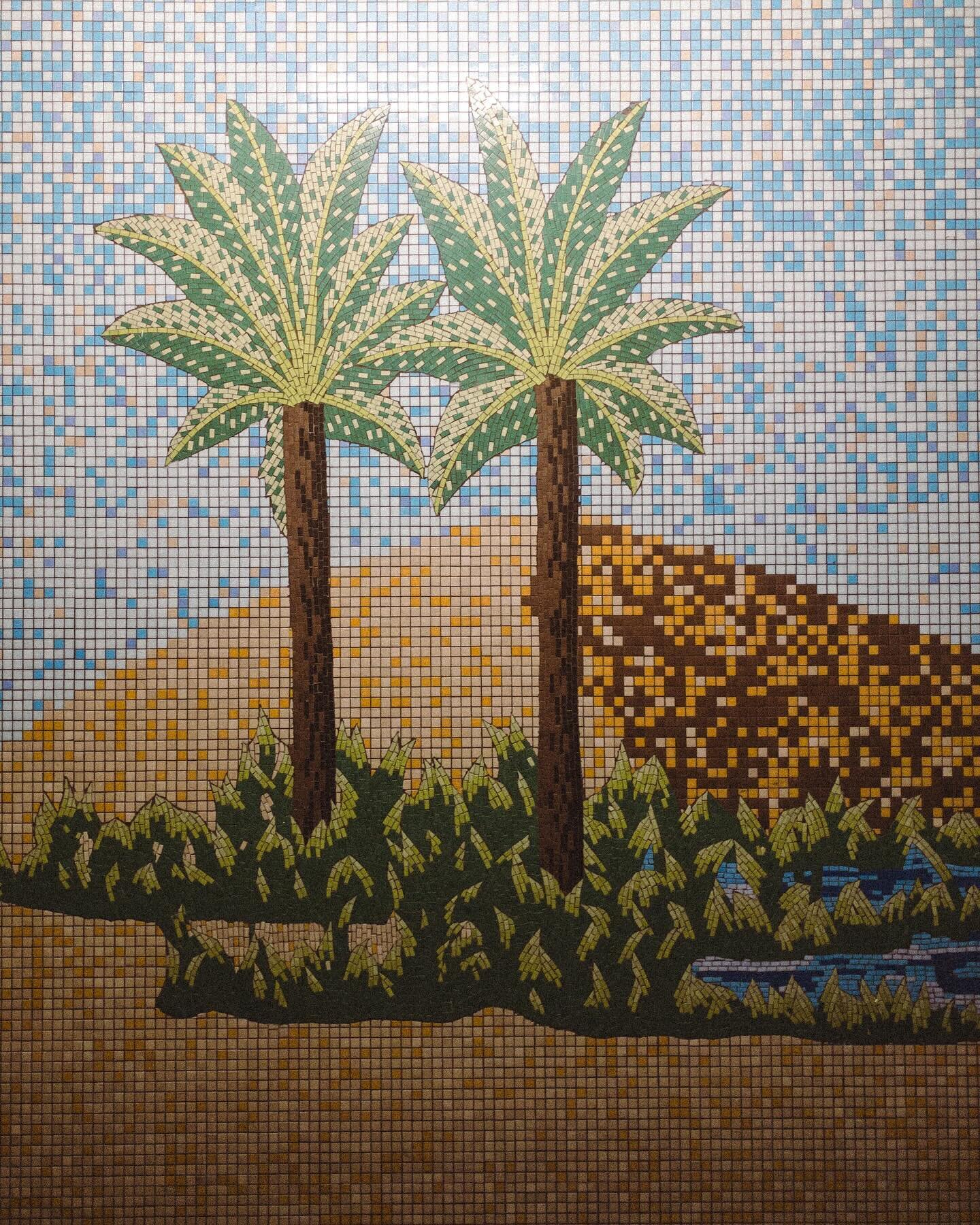 Analogue pixels - another Abu Dhabi underpass and another rad wall of tile art from a different time.