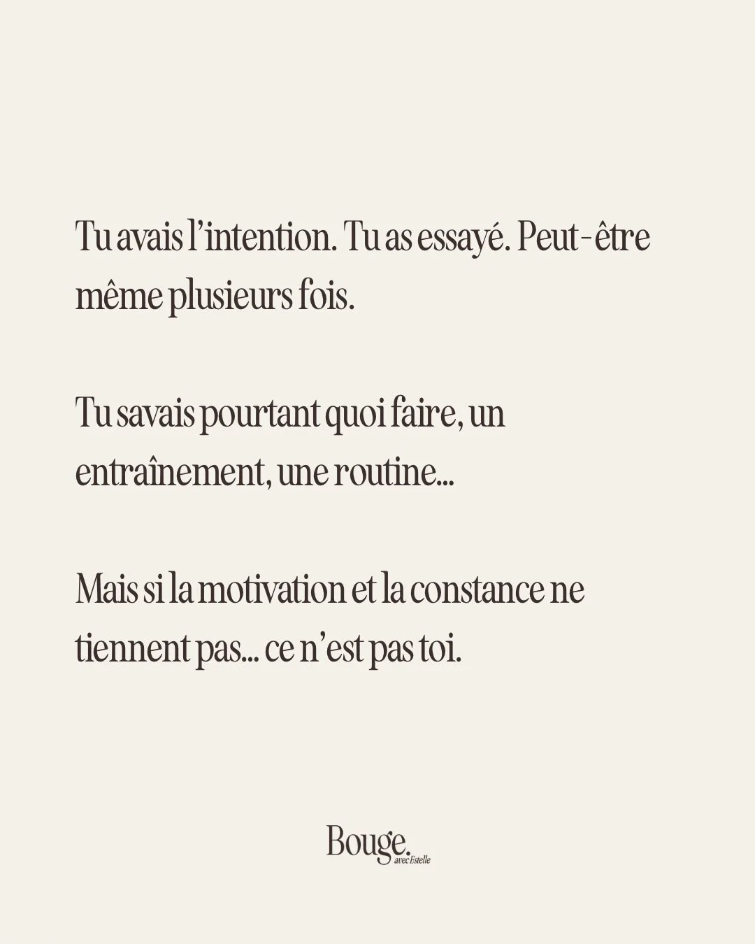 Et si ce n&rsquo;&eacute;tait pas une question d&rsquo;en faire plus&hellip;mais de faire autrement. 
&Ccedil;a te parle? 💛