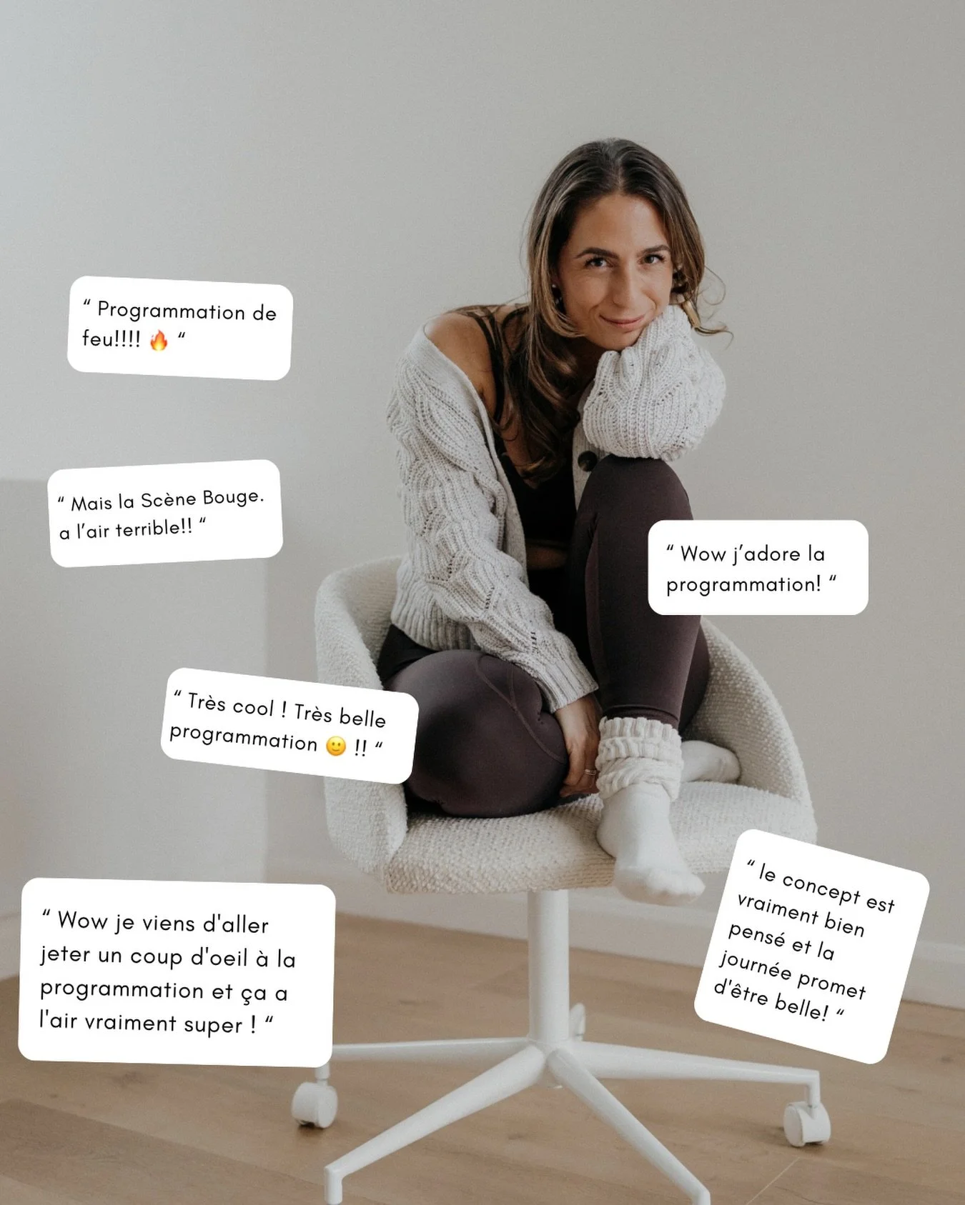 La programmation est maintenant en ligne 🎈(et c&rsquo;est exactement comme &ccedil;a que je l&rsquo;imaginais en 2019, quand j&rsquo;ai pris la d&eacute;cision de transformer le Salon Bouge Qu&eacute;bec en Festival. 

J&rsquo;avais cette image en t