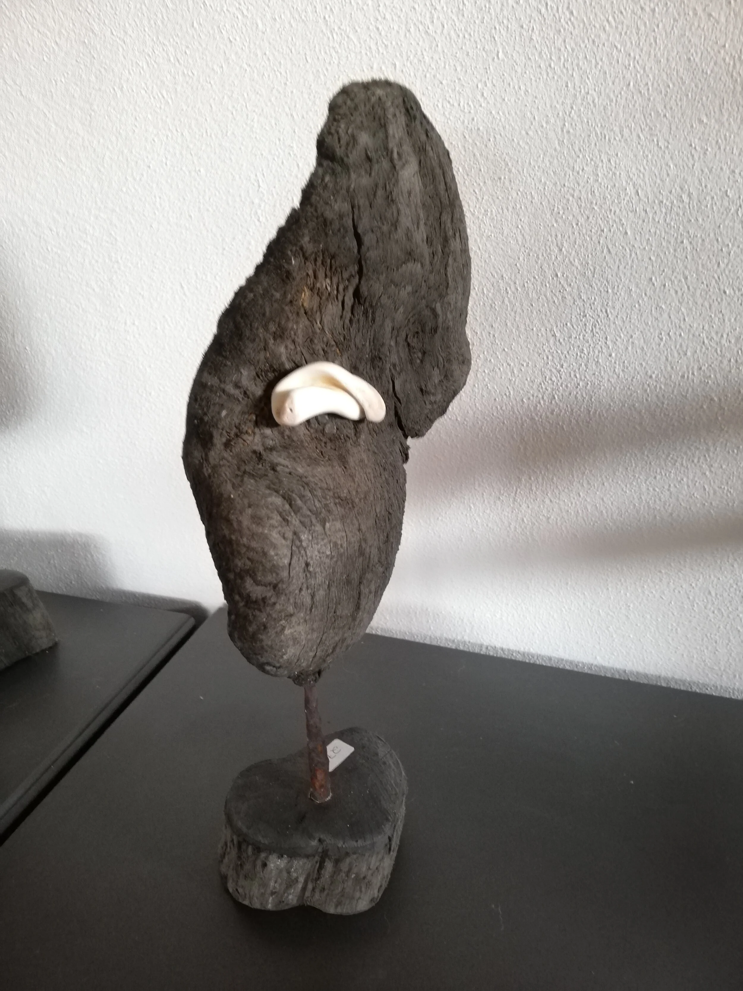 Vare nr. 63 - Drivtømmerskulptur H30cm B11cm L7cm