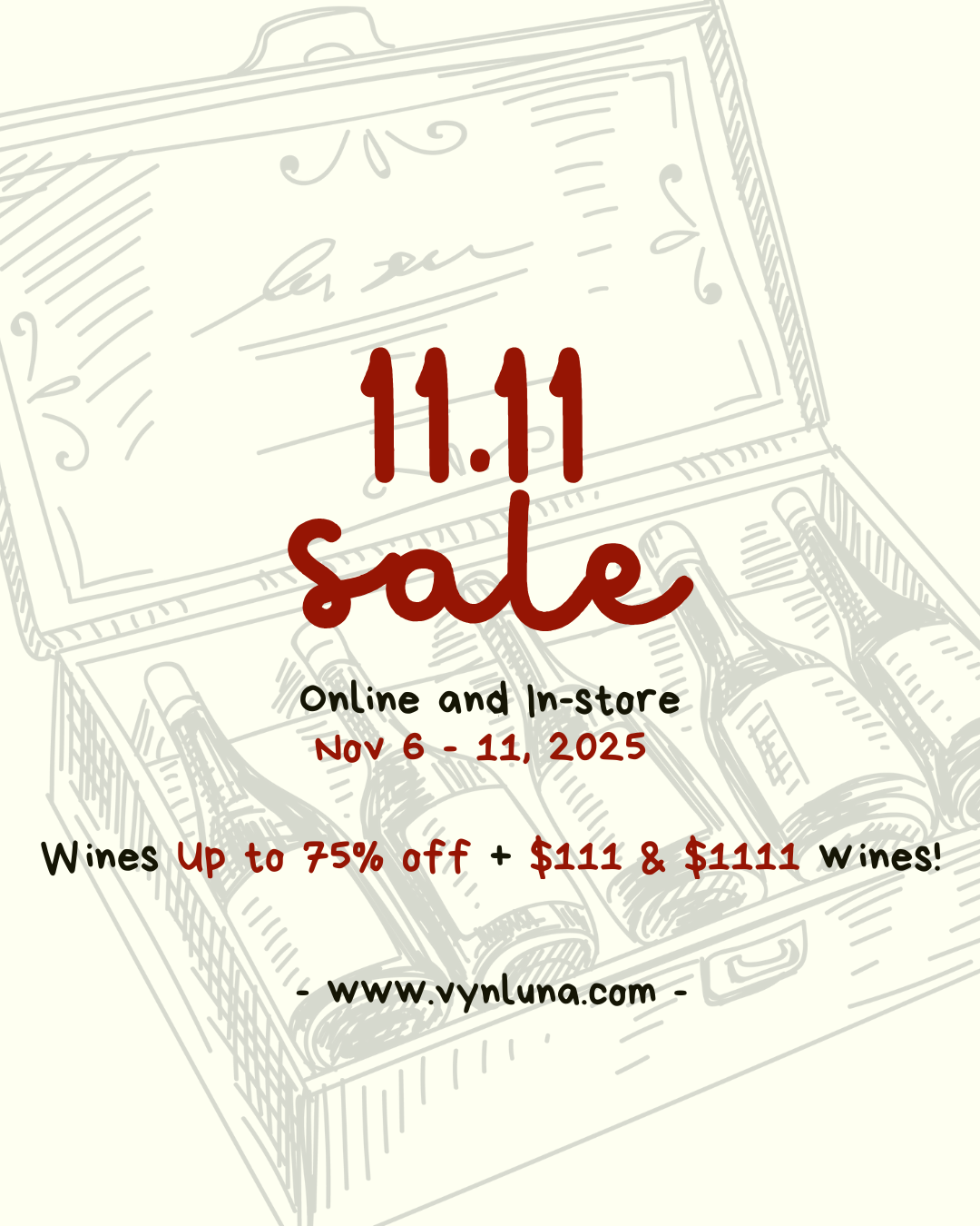 ❤️‍🔥 11.11 Wine Sale Started – 230+ Deals Unlocked