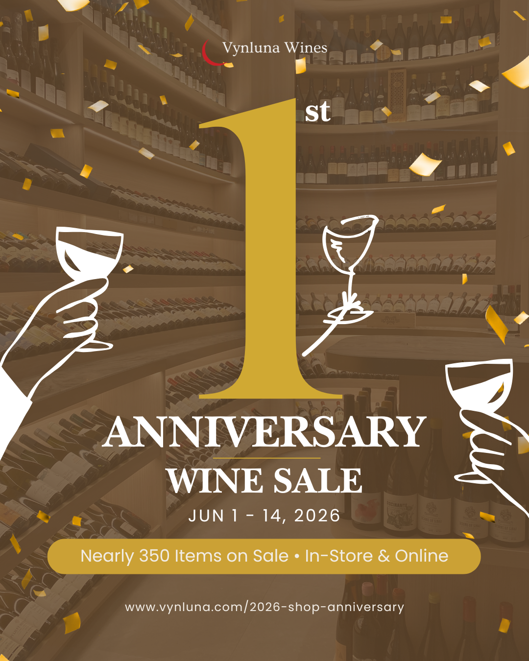 🎉Central Shop First Anniversary Wine Sale – Now Live!