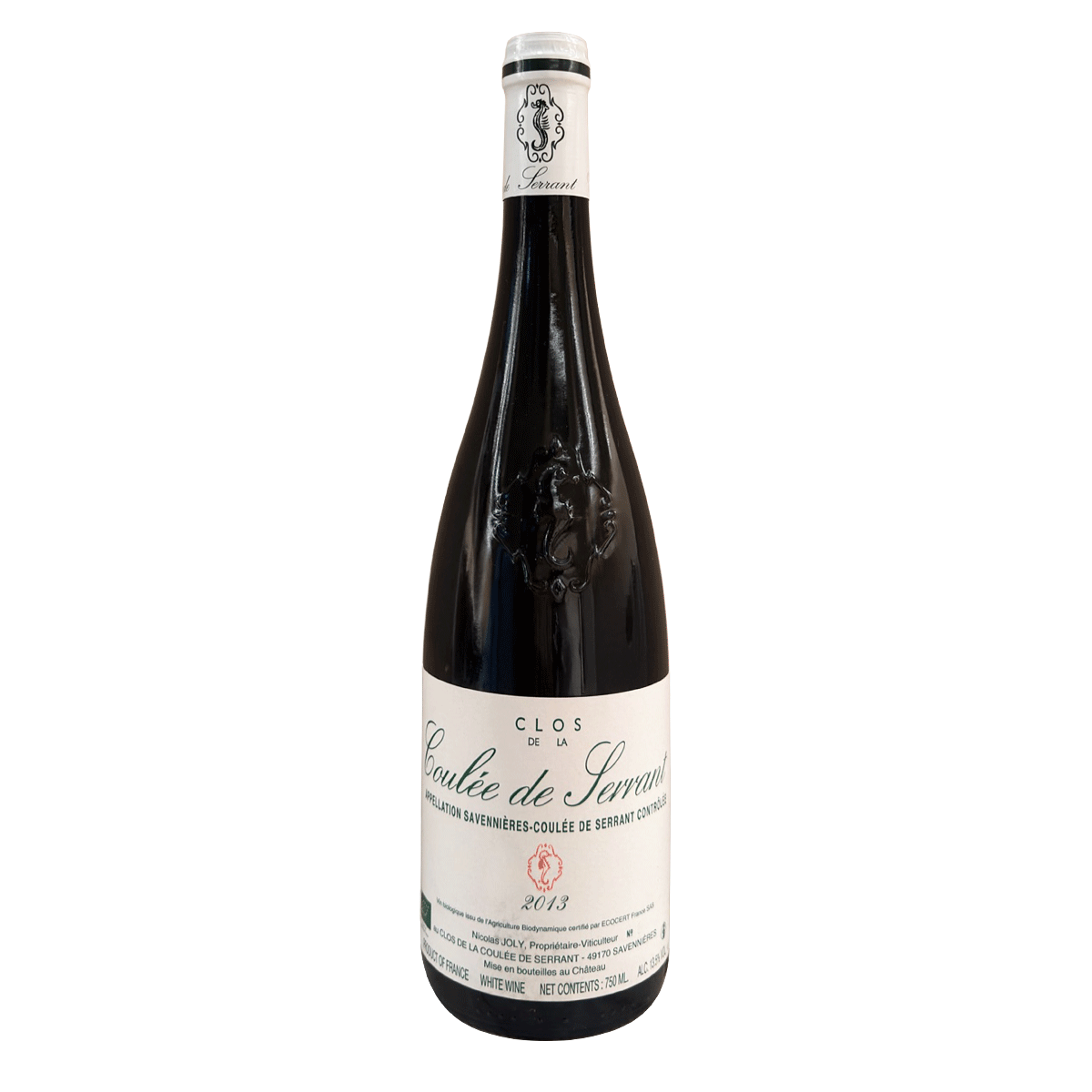 Vignobles de la Coulee de Serrant Clos de la Coulee de Serrant 2013 - Bt