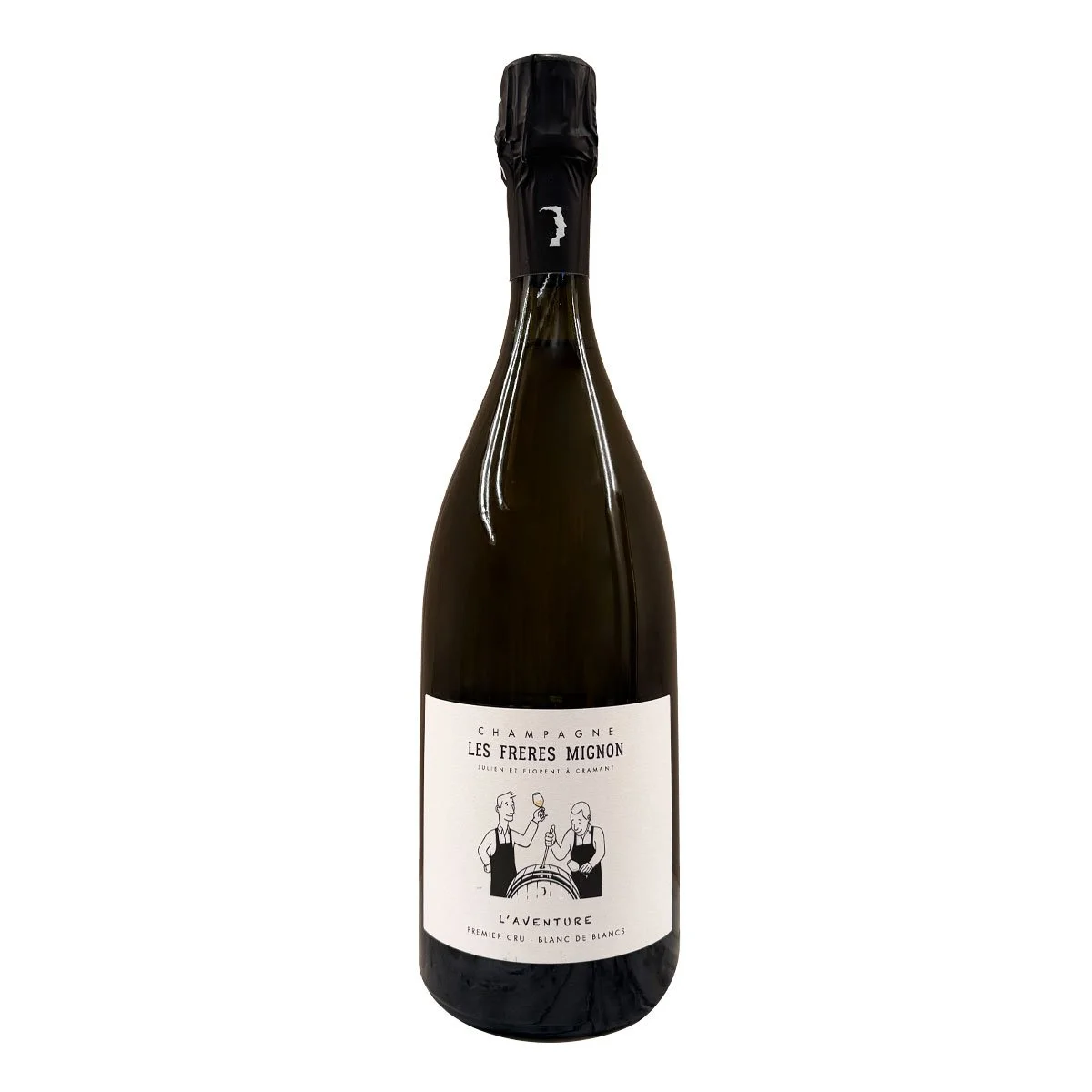 Les Freres Mignon L'Aventure Blanc de Blancs Premier Cru Extra Brut NV - Bt