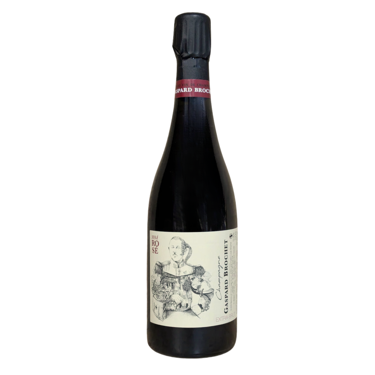 Gaspard Brochet 333.f Brut Nature Rose NV - Bt