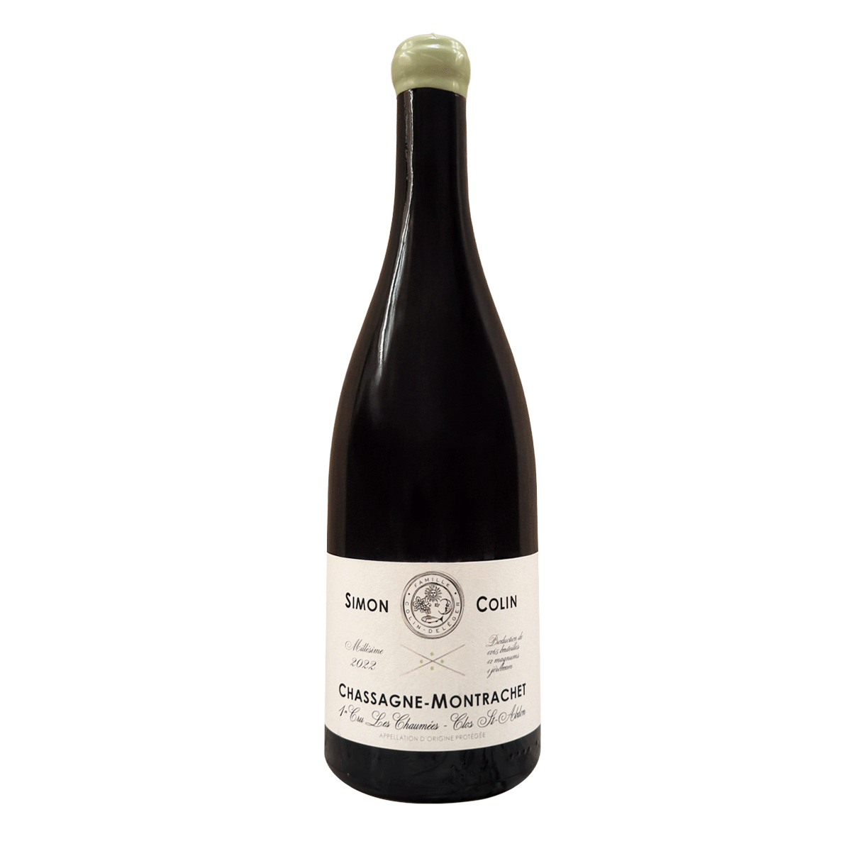 Simon Colin Chassagne-Montrachet Les Chaumees Clos Saint-Abdon Premier Cru 2022 - Bt
