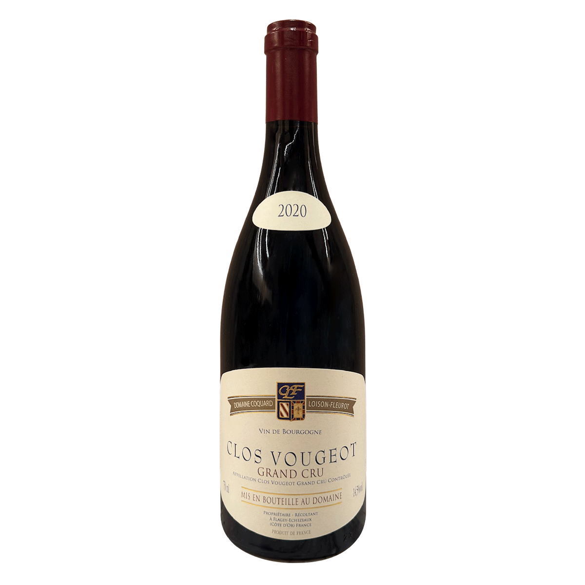 Domaine Coquard Loison Fleurot Clos de Vougeot Grand Cru 2020 - Bt | JM91-94