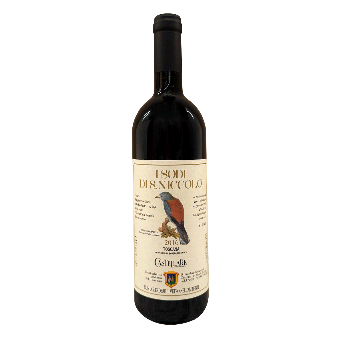 Castellare di Castellina I Sodi di San Niccolo Toscana IGT 2016 - Bt | RP96+