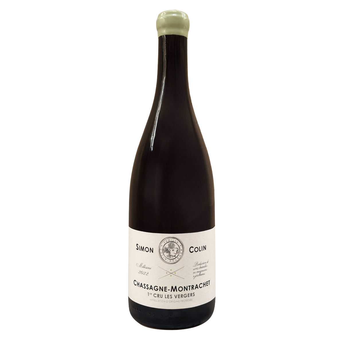 Simon Colin Chassagne-Montrachet Les Vergers Premier Cru 2022 - Bt | JM91-94