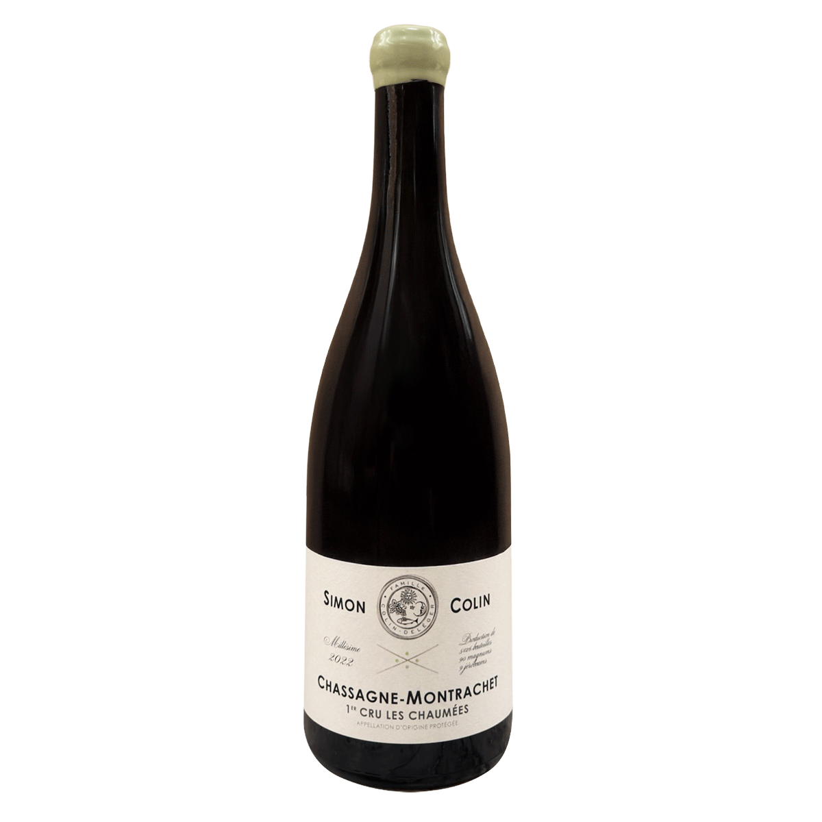 Simon Colin Chassagne-Montrachet Les Chaumees Premier Cru 2022 - Bt | JM90-93