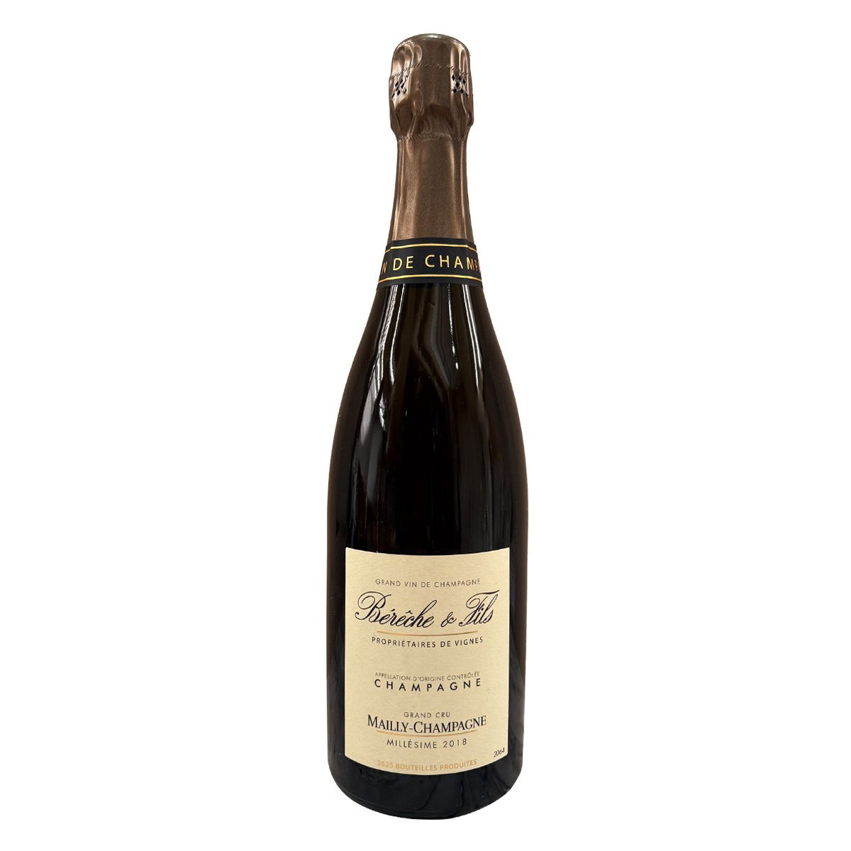 Bereche et Fils Mailly-Champagne Grand Cru 2018 - Bt